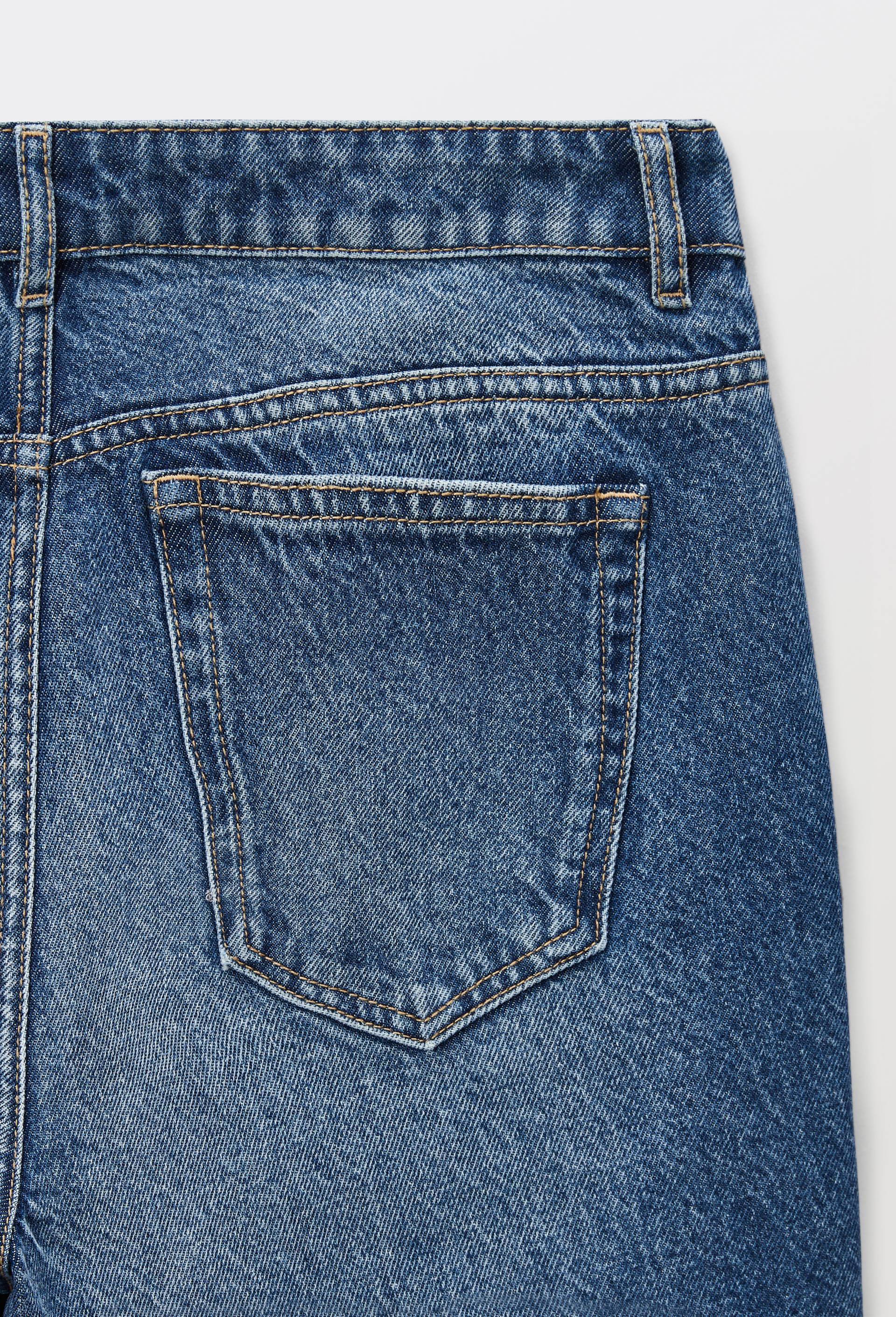 Short en denim, Bleu fonc&eacute;, large image number 6