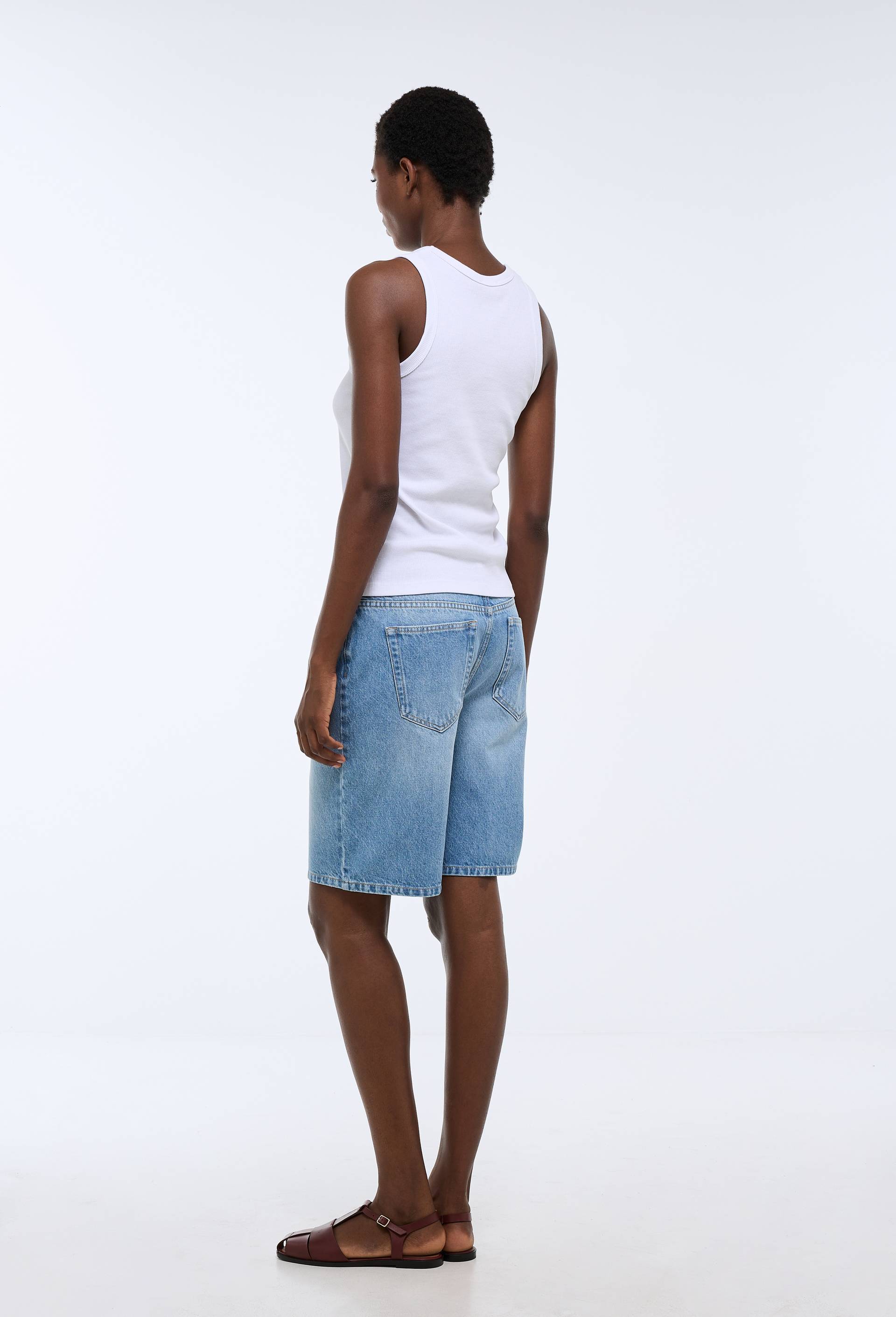 Short en denim, Bleu, large image number 1.0