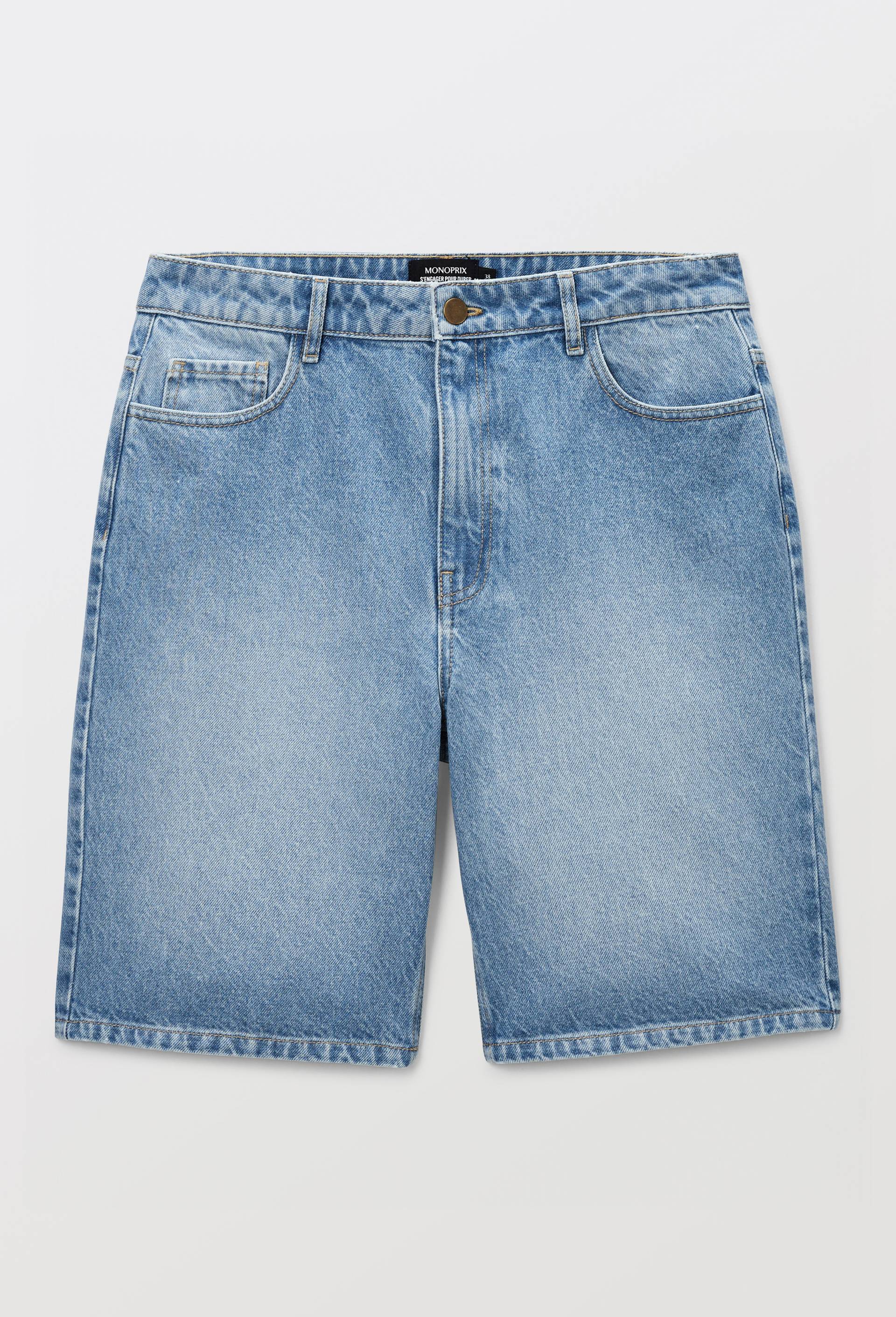 Short en denim, Bleu, large image number 2
