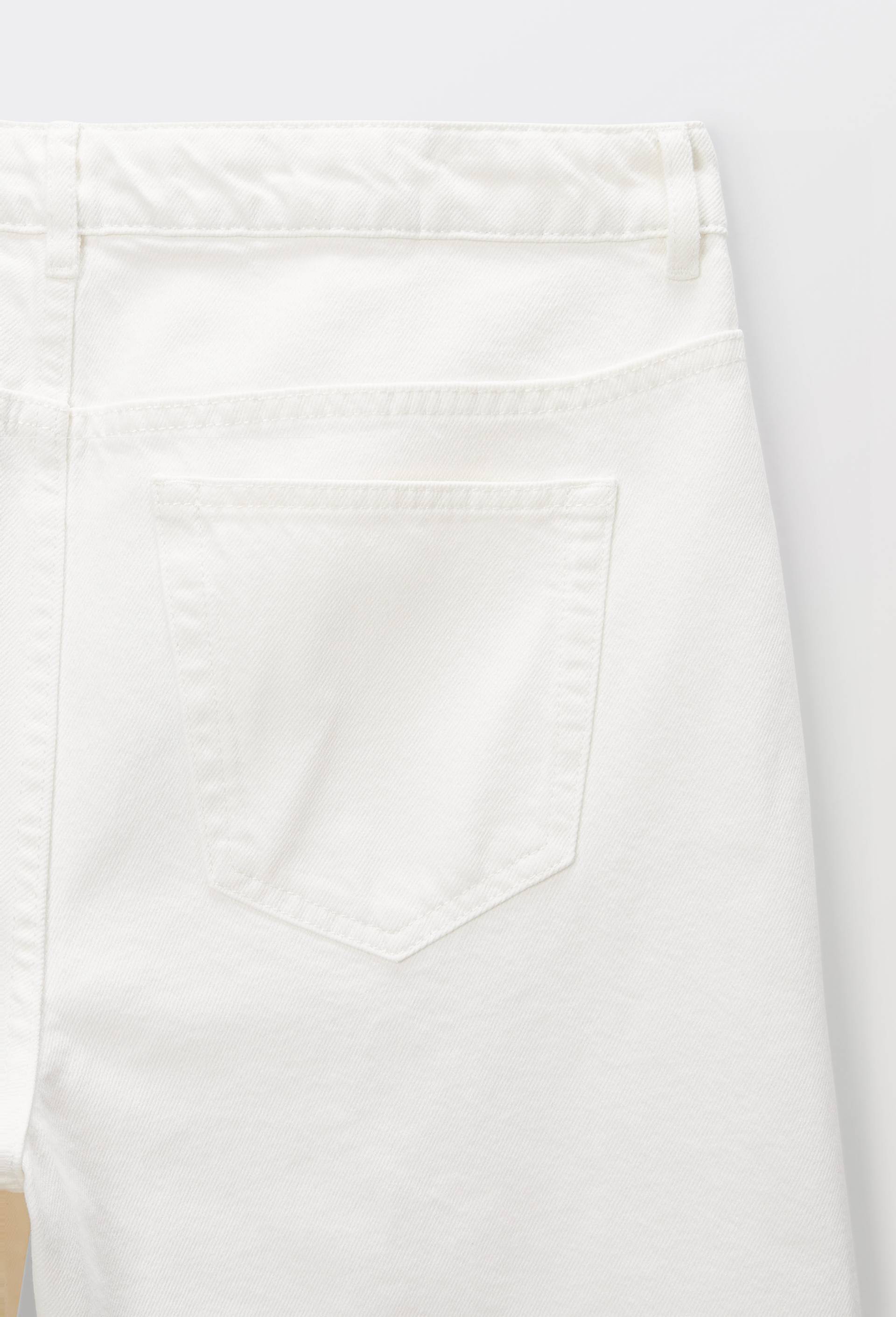 Short en denim, Blanc, large image number 4