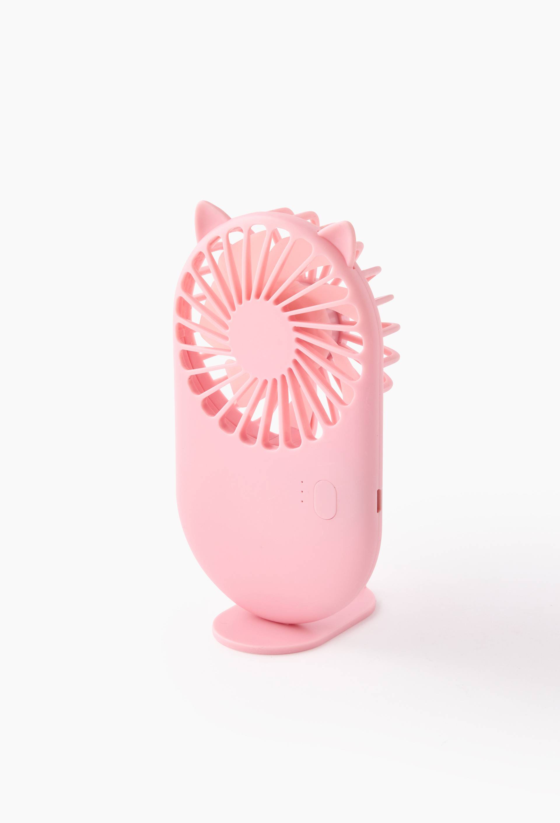 Mini ventilateur, forme fantaisie, 14cm, Rose clair, large image number 0.0