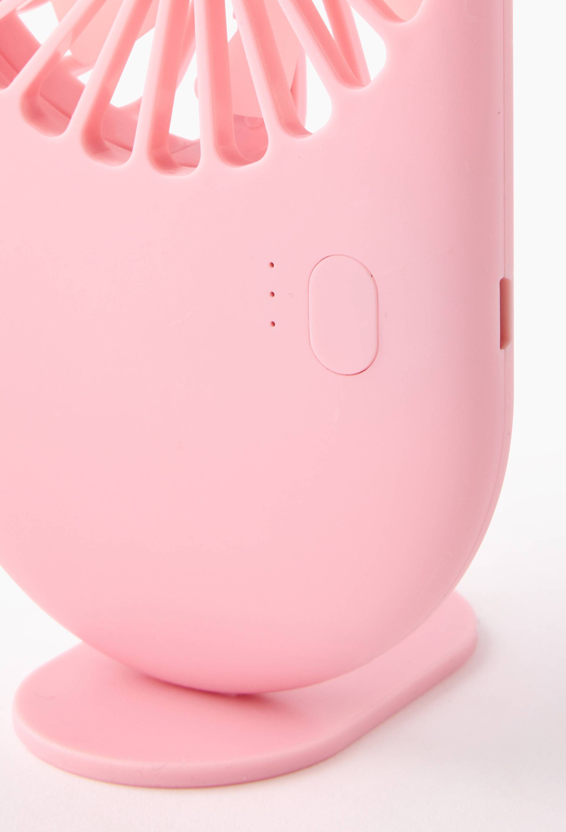 Mini ventilateur, forme fantaisie, 14cm, Rose clair, large image number 1