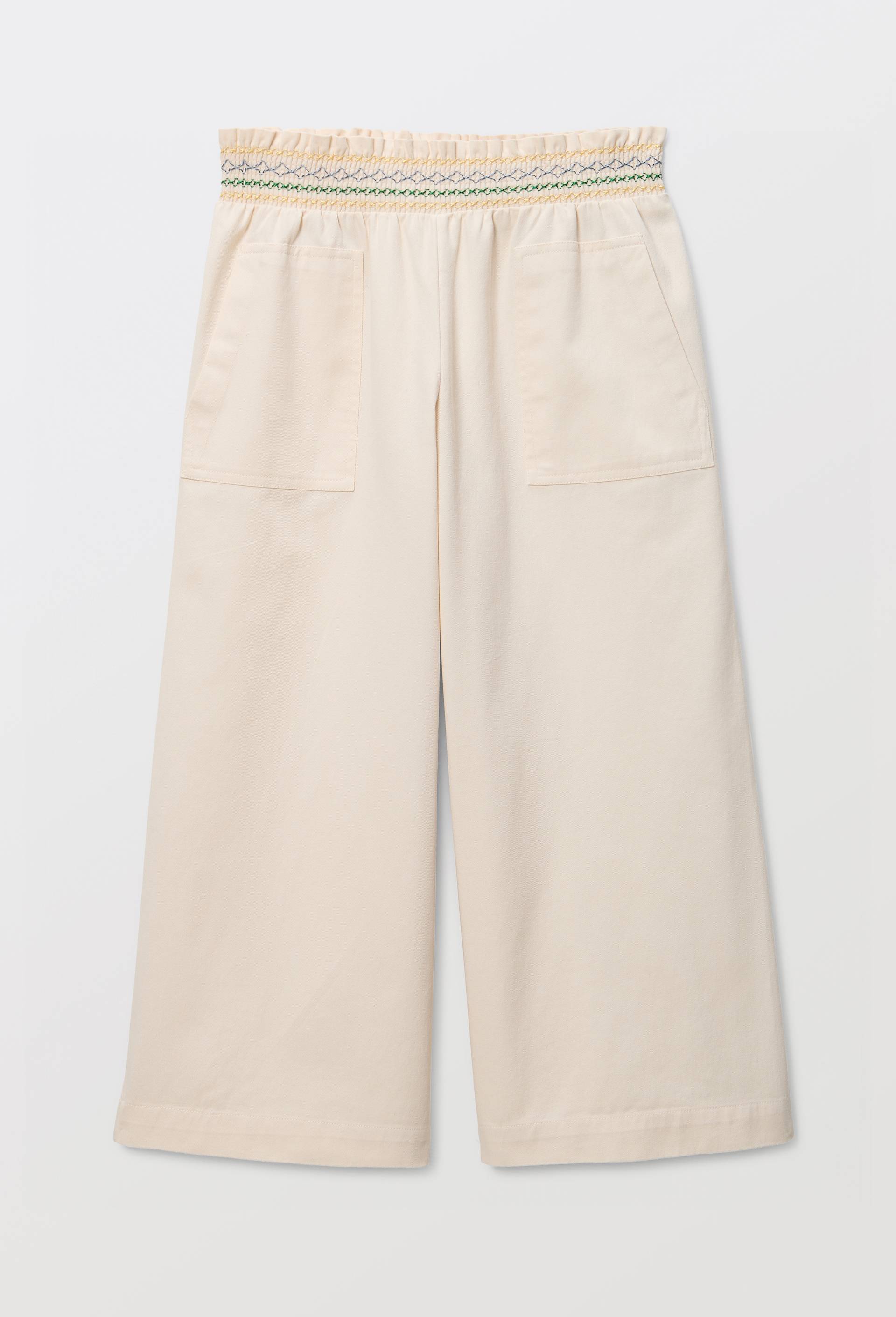 Pantalon taille &eacute;lastiqu&eacute;e, Beige clair, large image number 1