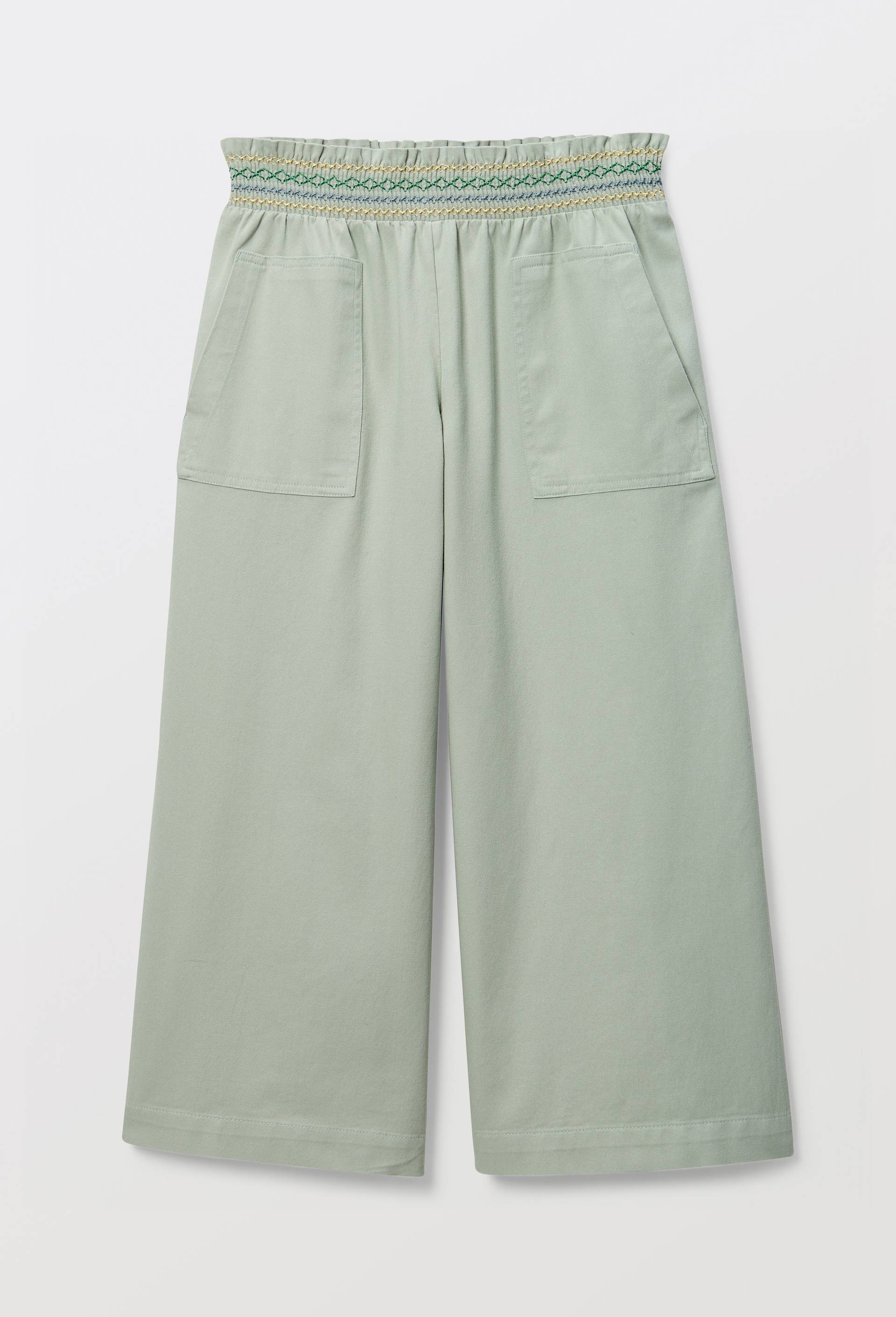 Pantalon taille &eacute;lastiqu&eacute;e, Vert clair, large image number 1