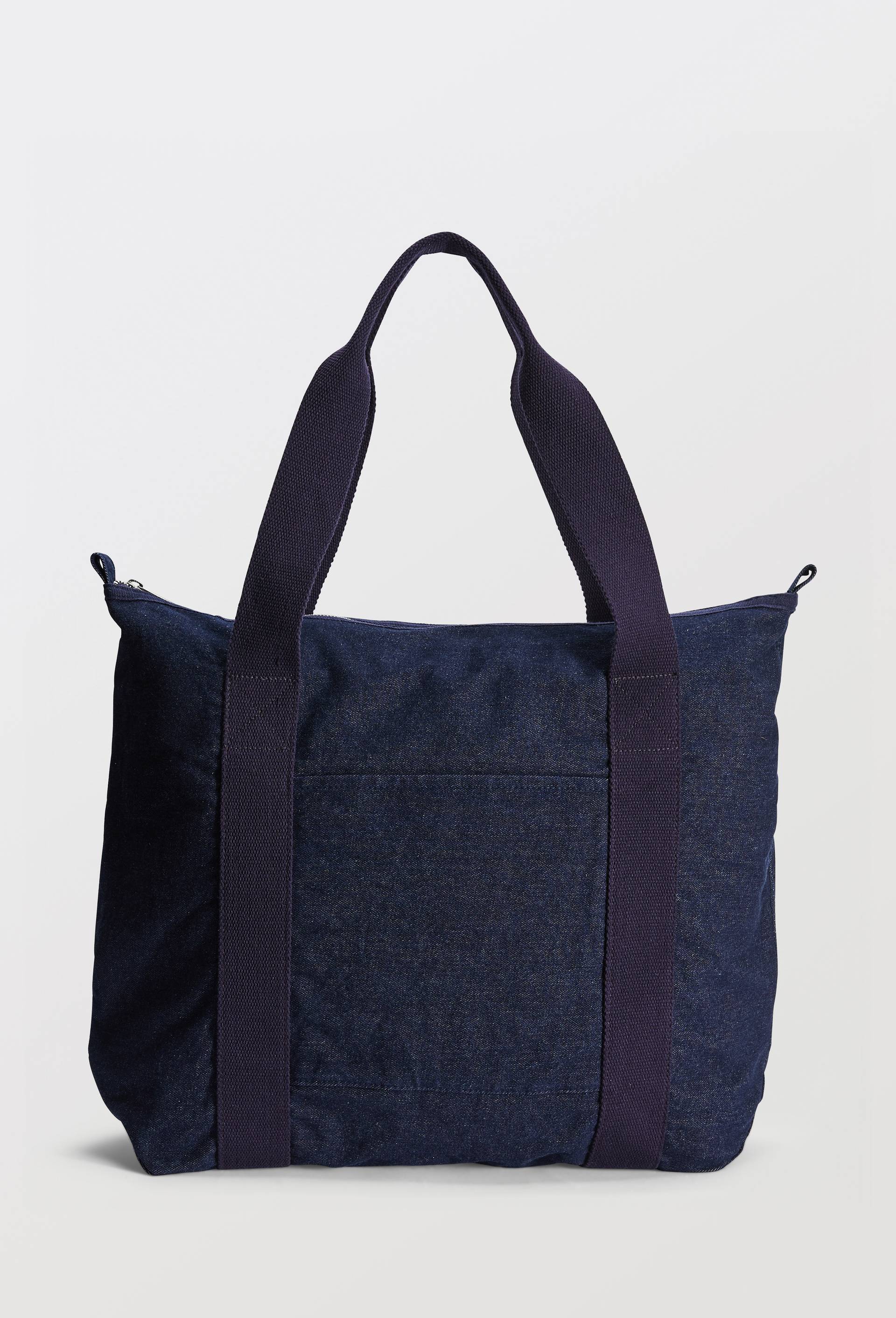 Cabas en jean BIO GOTS, Bleu fonc&eacute;, large image number 0