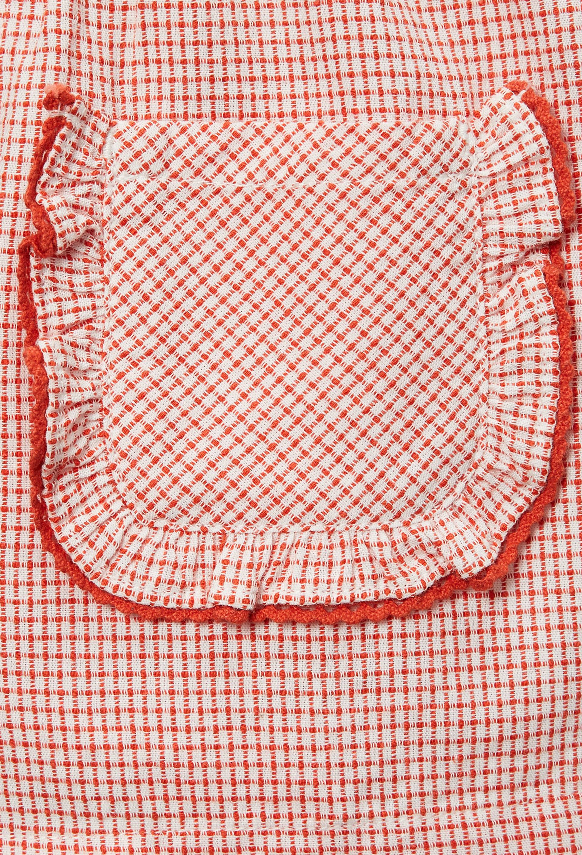Short &agrave; carreaux en coton, Orange fonc&eacute;, large image number 4
