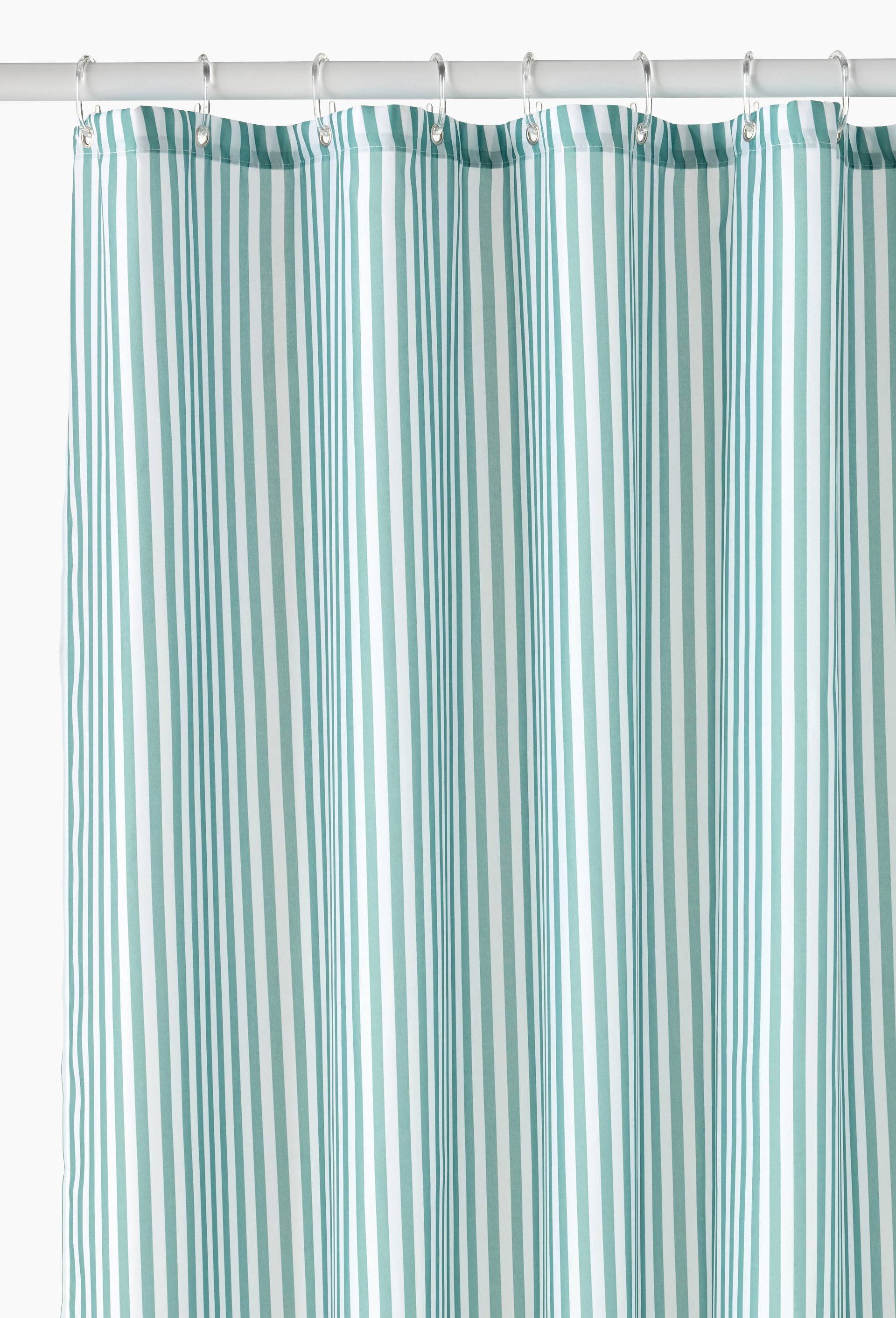 Rideau de douche, 180x200cm, en polyester, Blanc, large image number 0