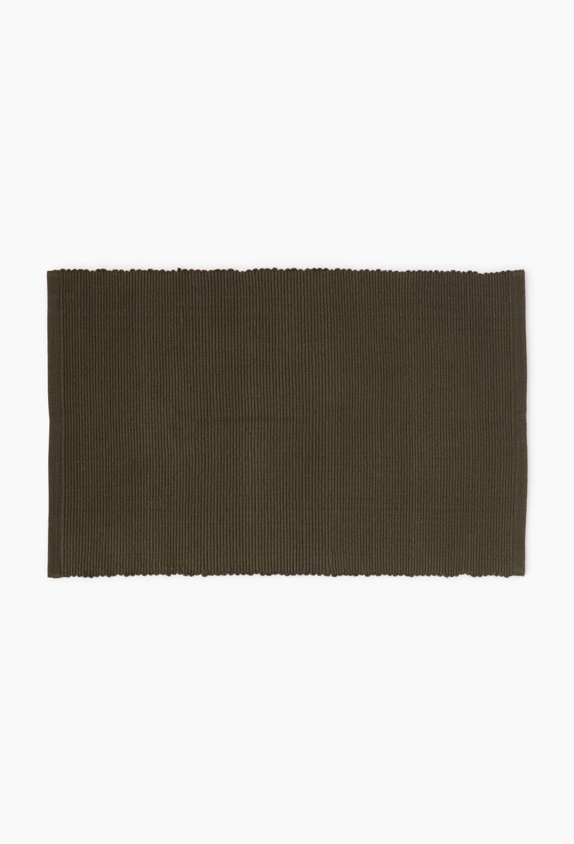 Tapis de salle de bain en coton, Vert clair, large image number 0