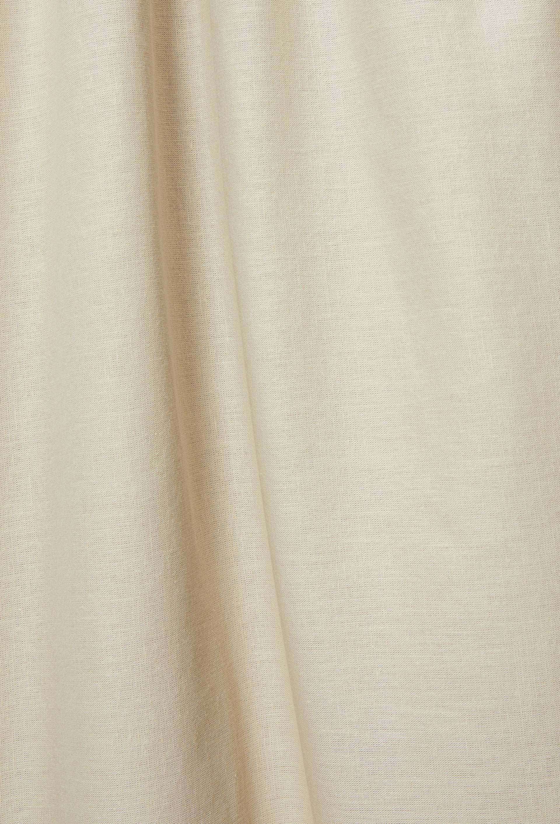 Jupe midi unie portefeuille contenant du lin, Beige, large image number 5