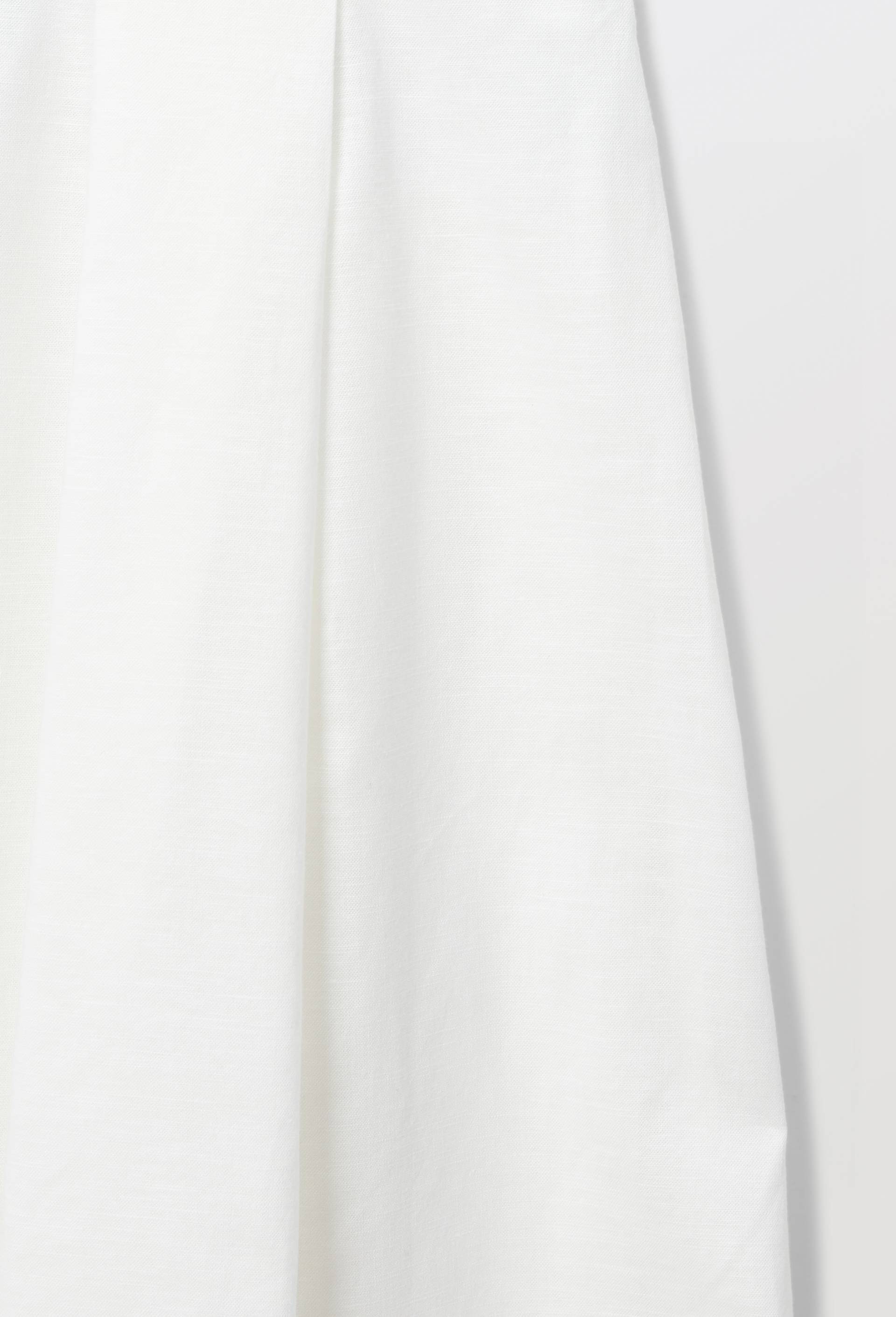 Jupe midi unie contenant du lin, Blanc, large image number 4.0