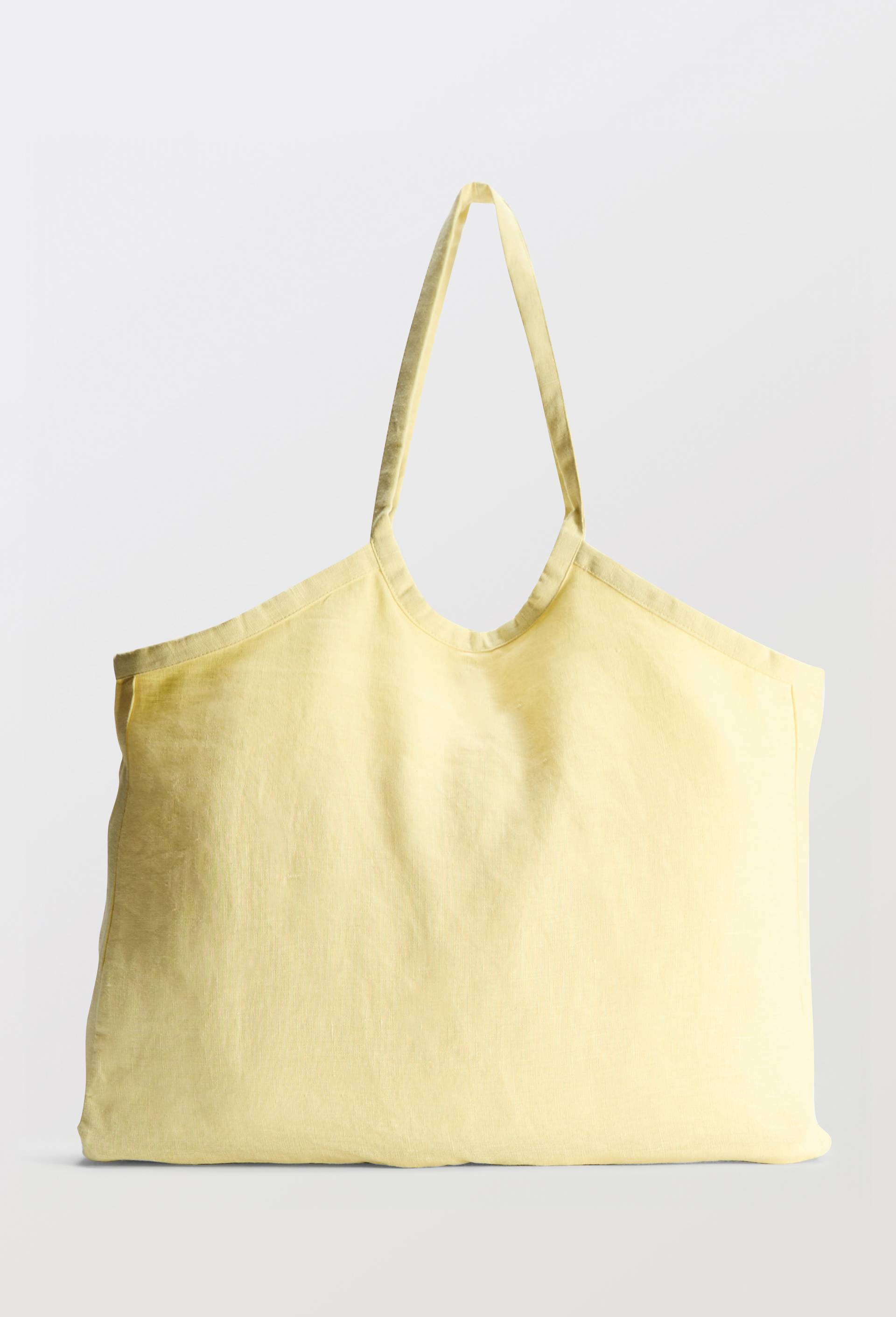 Cabas uni, Jaune clair, large image number 0