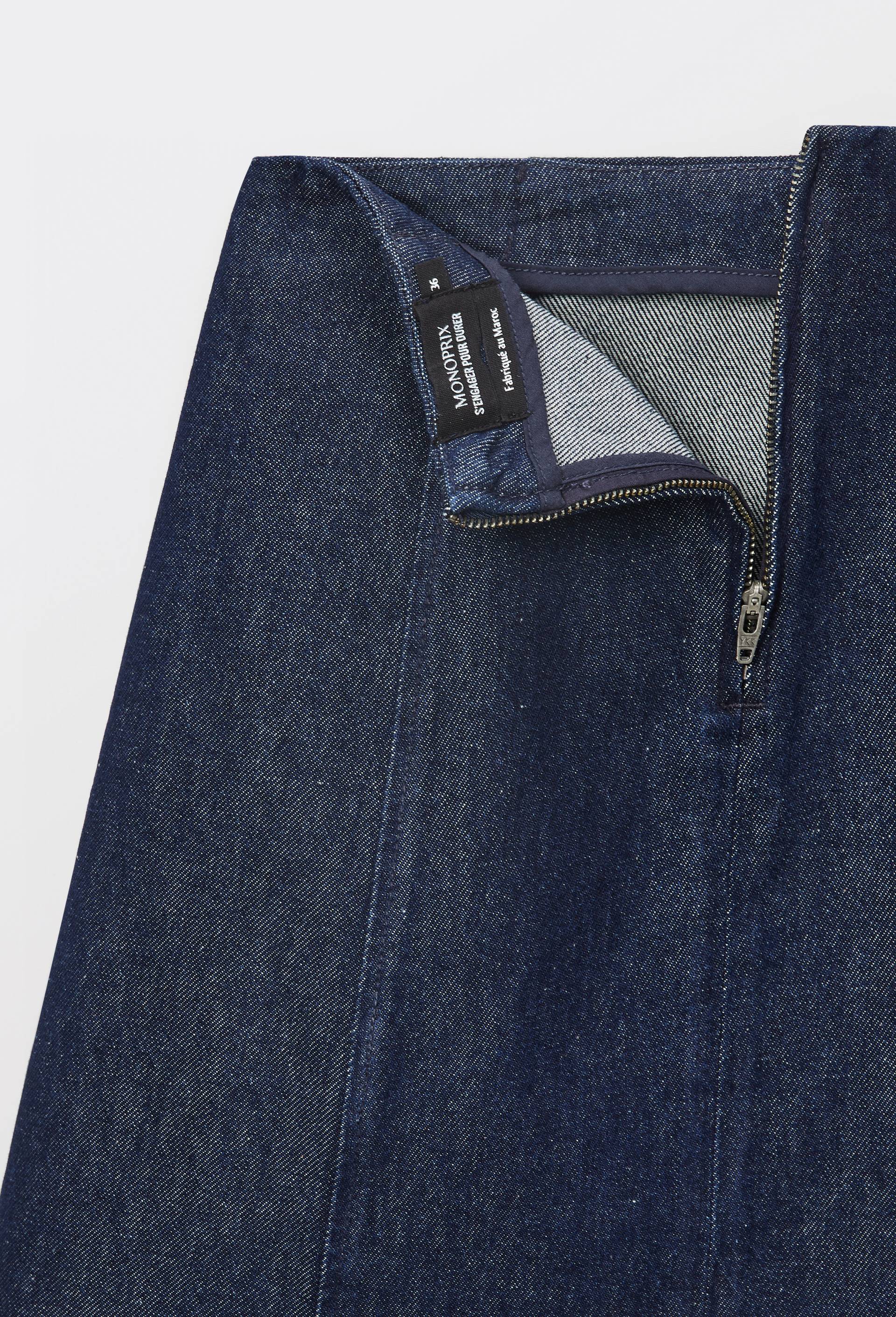 Jupe courte en denim, Bleu fonc&eacute;, large image number 4