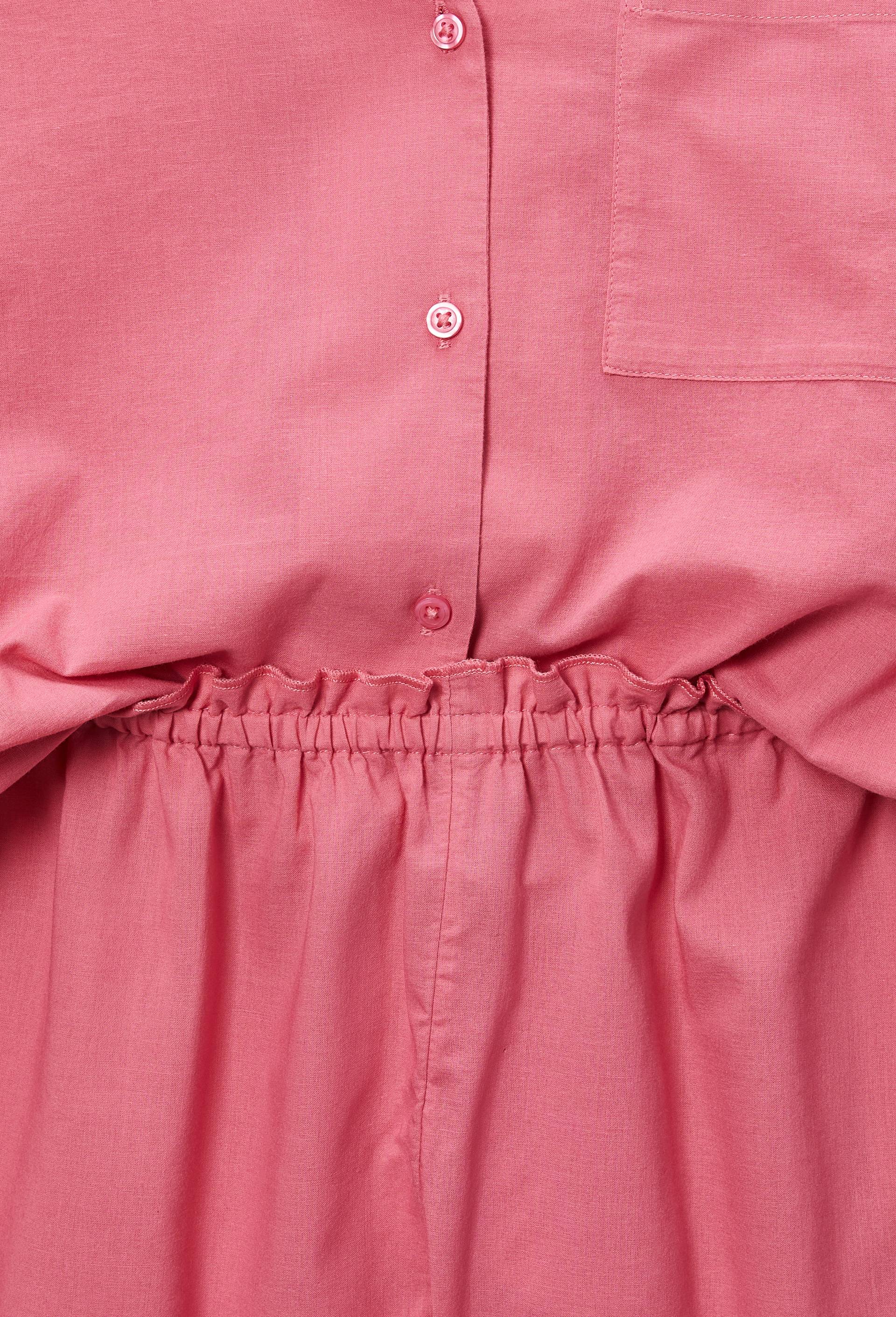 Pyjama &agrave; festons en coton, Rose, large image number 3