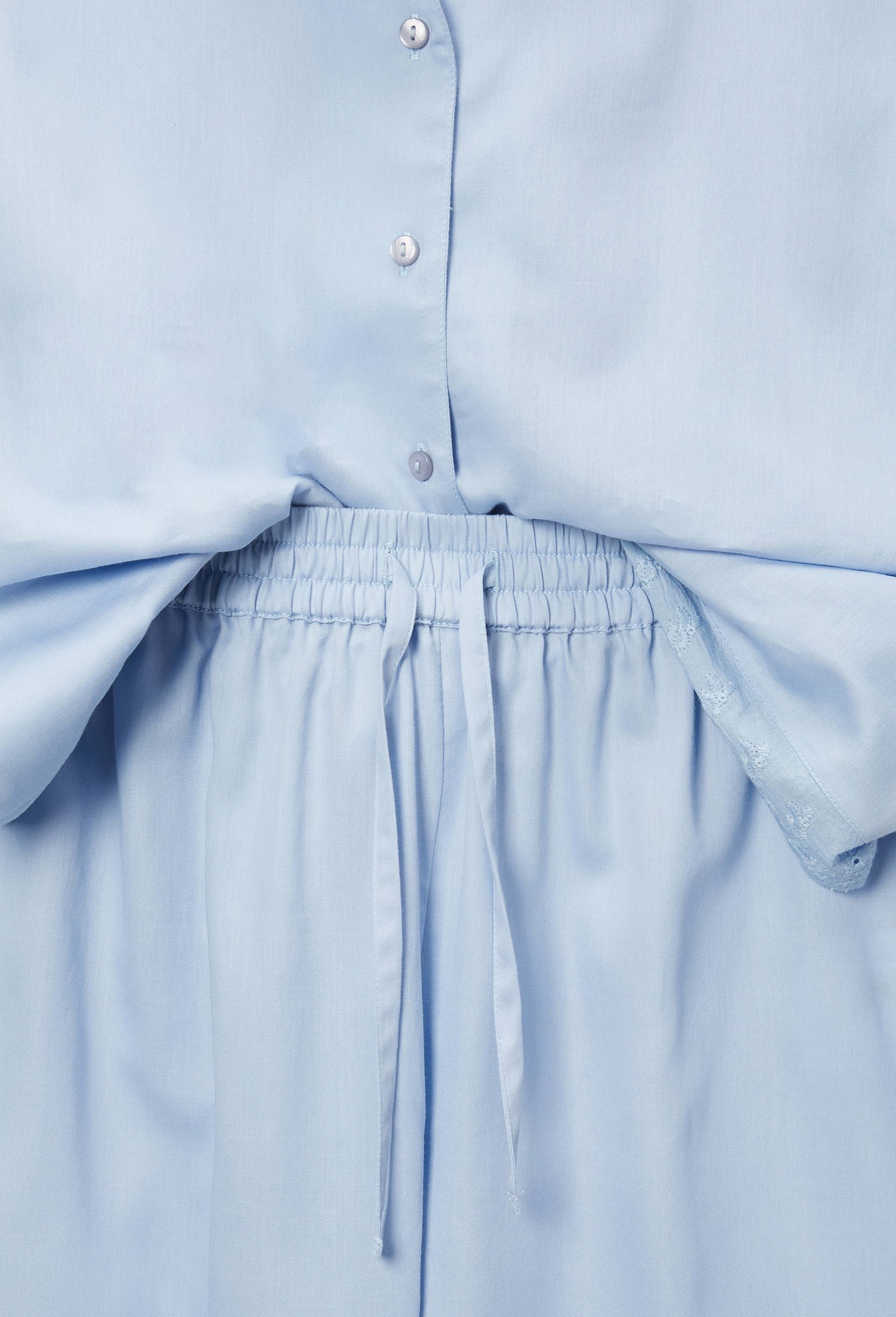 Pyjama uni en coton BIO GOTS, Bleu clair, large image number 3.0