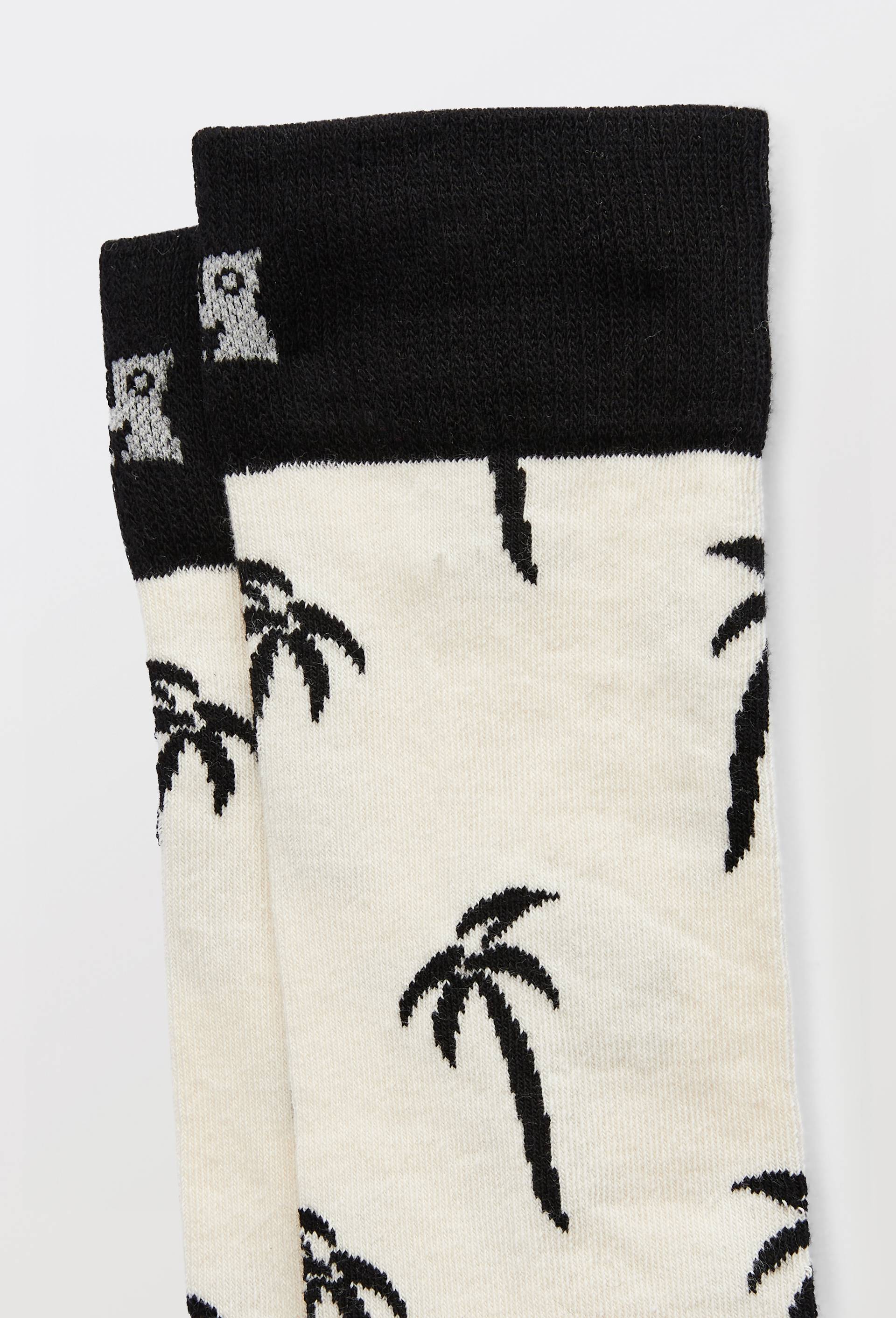 Chaussettes fantaisie en coton - Happy Socks, Ecru, large image number 1