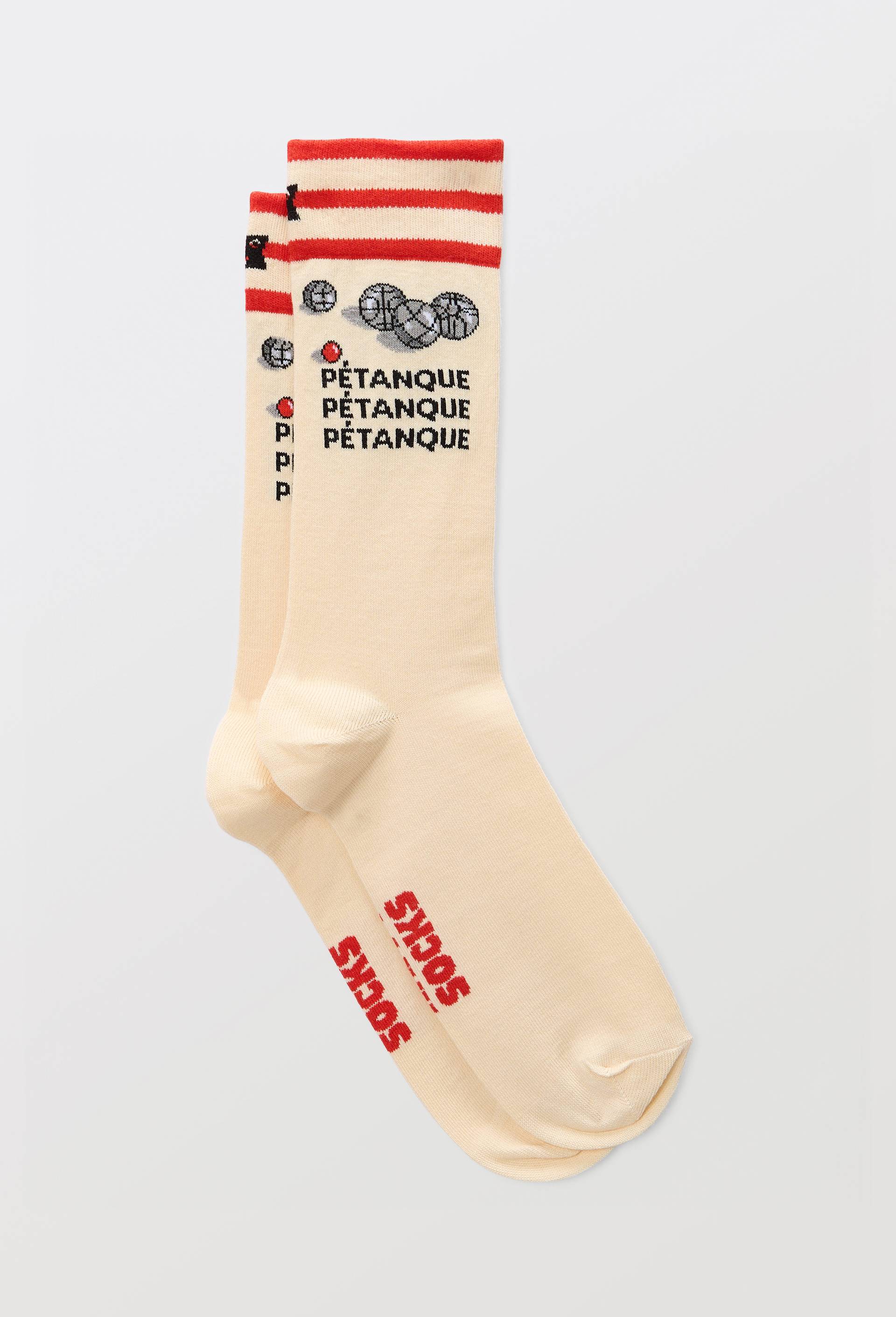 Chaussettes fantaisie en coton - Happy Socks, Ecru, large image number 0