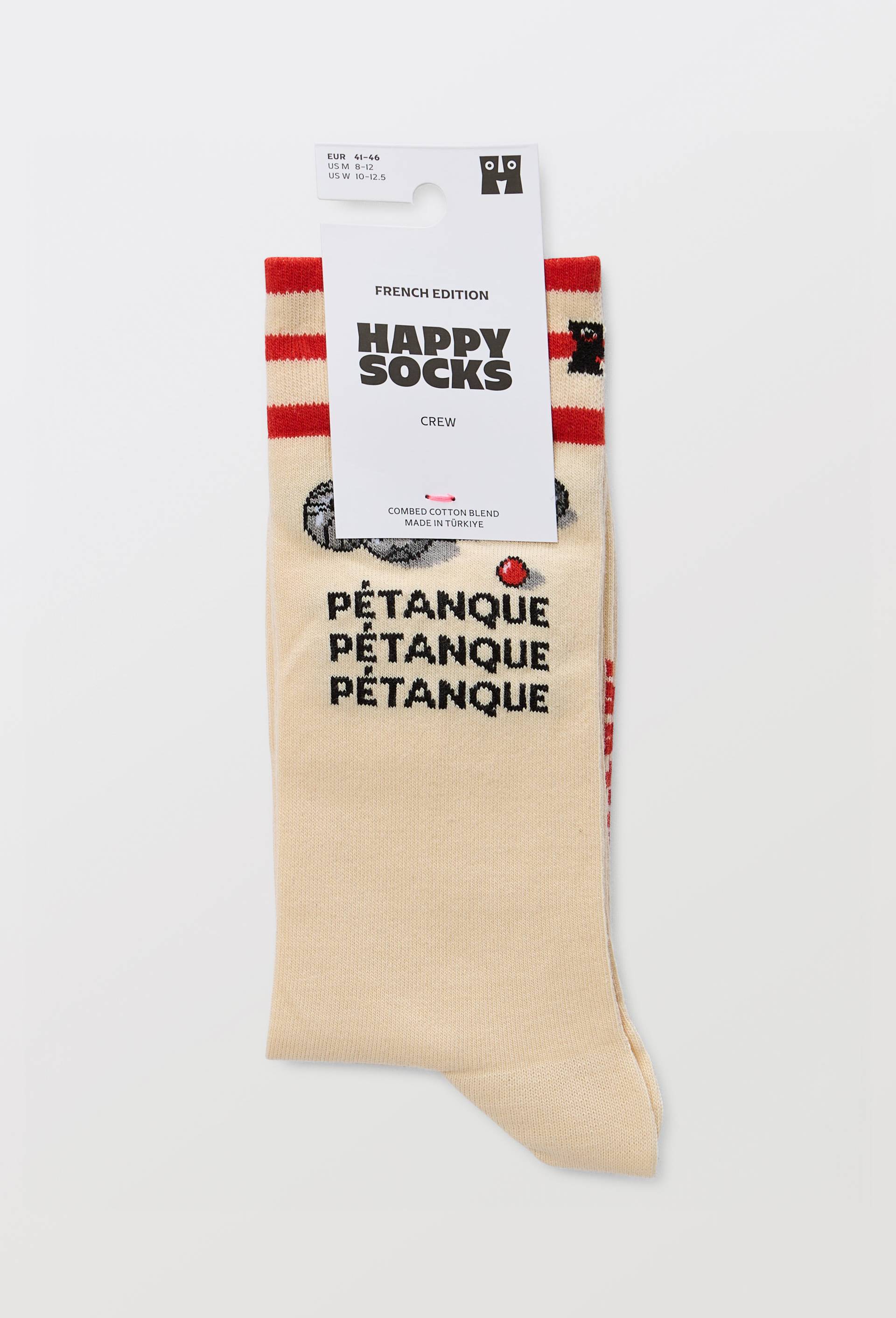 Chaussettes fantaisie en coton - Happy Socks, Ecru, large image number 1.0