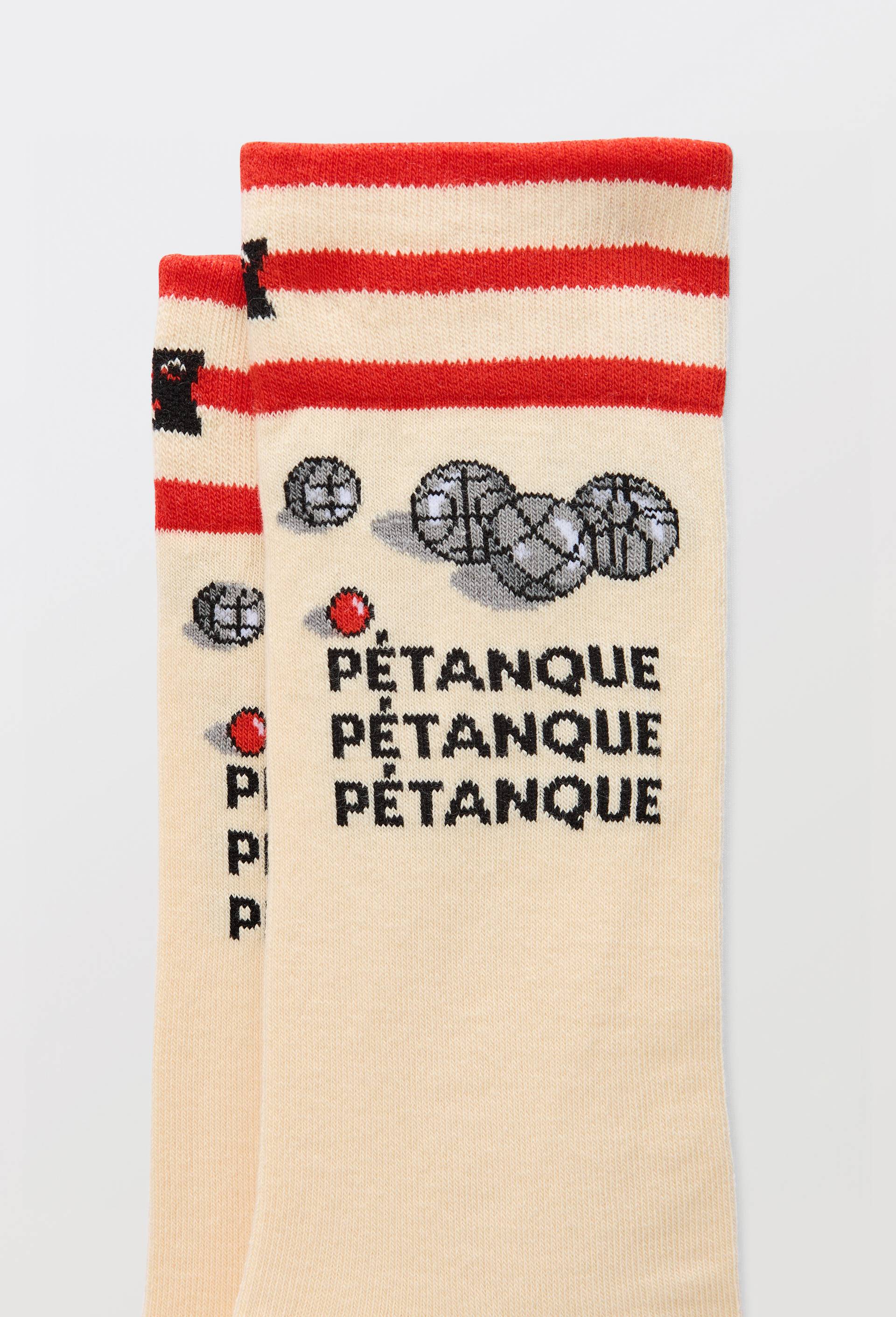 Chaussettes fantaisie en coton - Happy Socks, Ecru, large image number 2