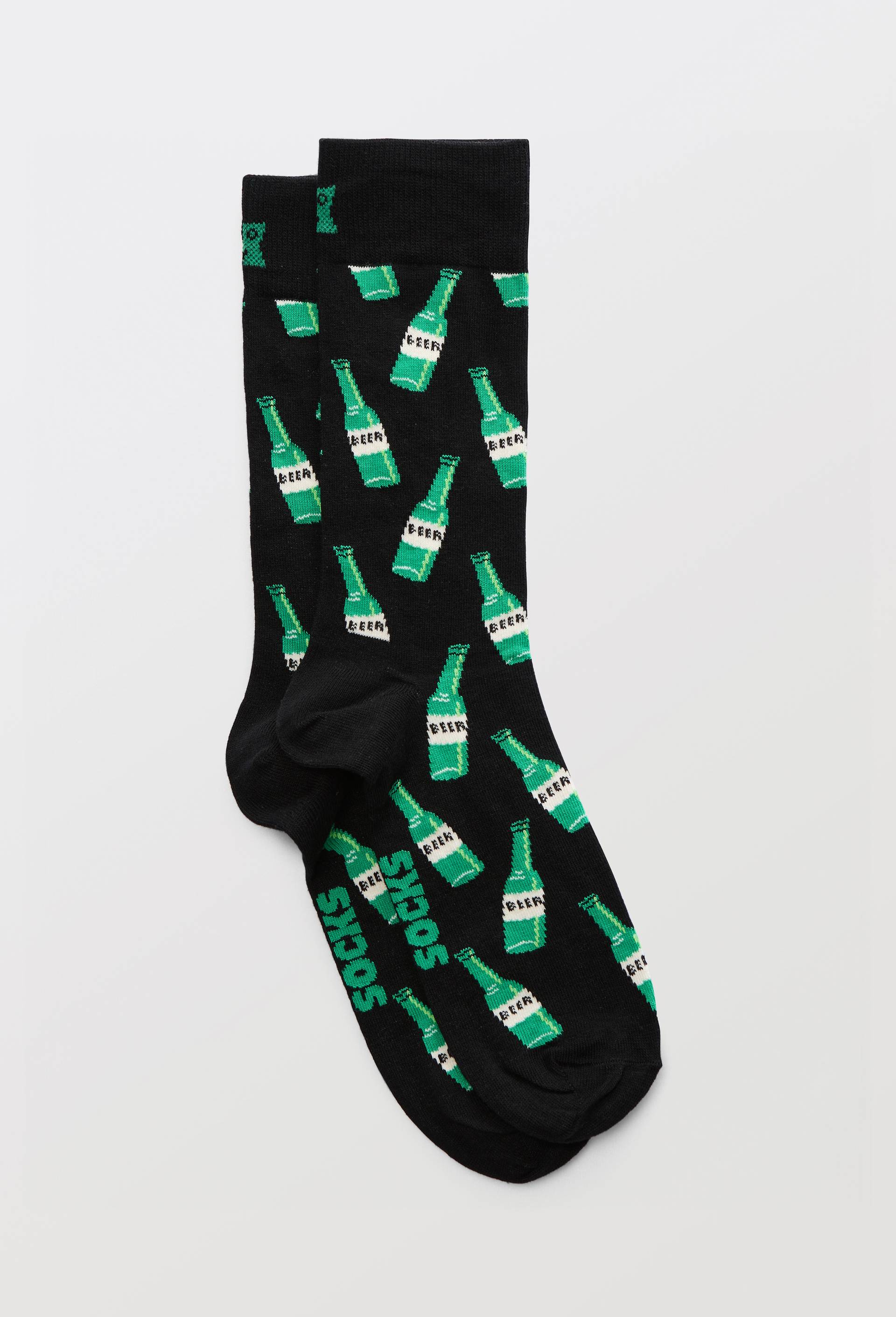 Chaussettes fantaisie en coton - Happy Socks, Noir, large image number 0.0