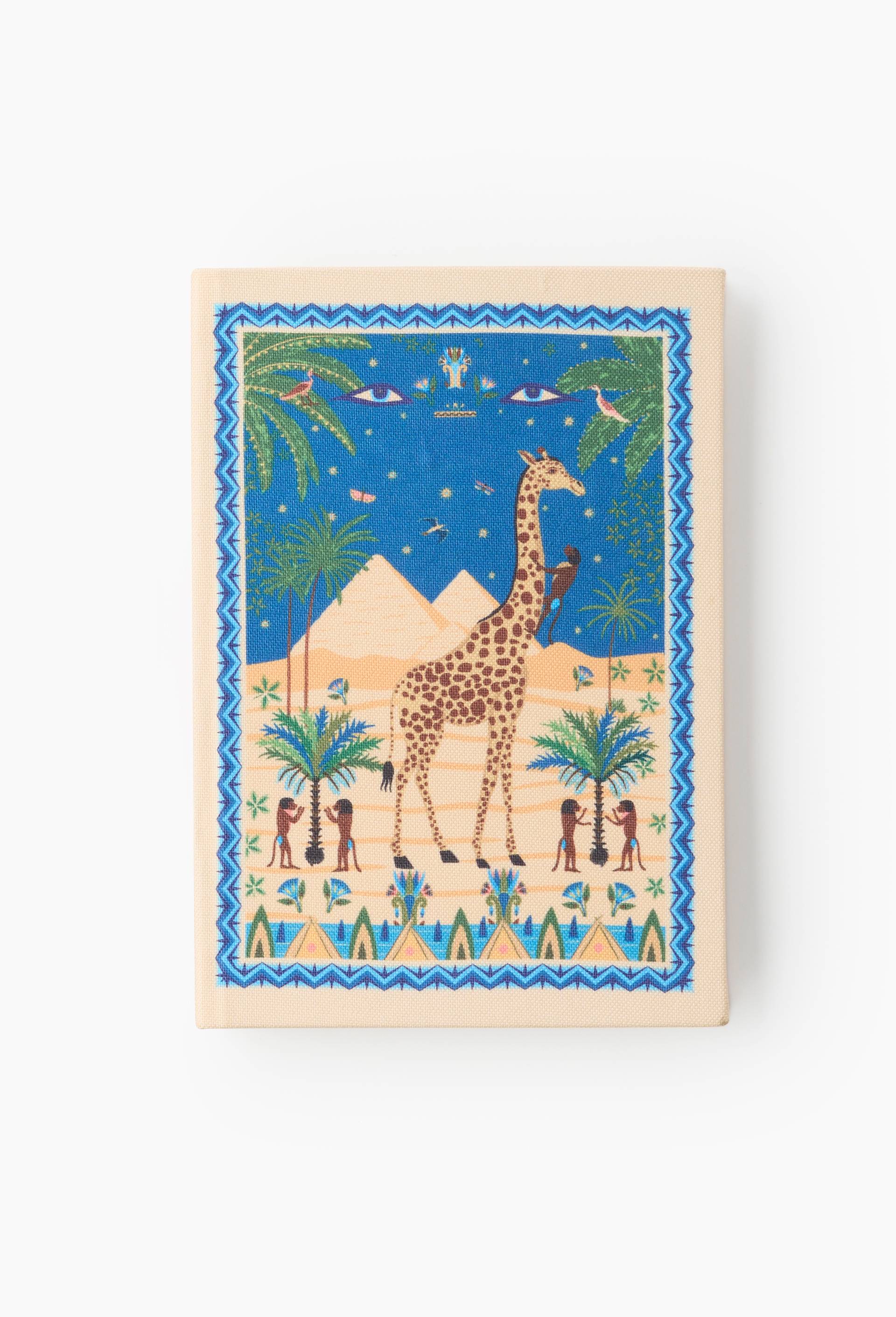 Carnet A5, 80 pages - LOUIS BARTHELEMY x MONOPRIX, Bleu fonc&eacute;, large image number 0