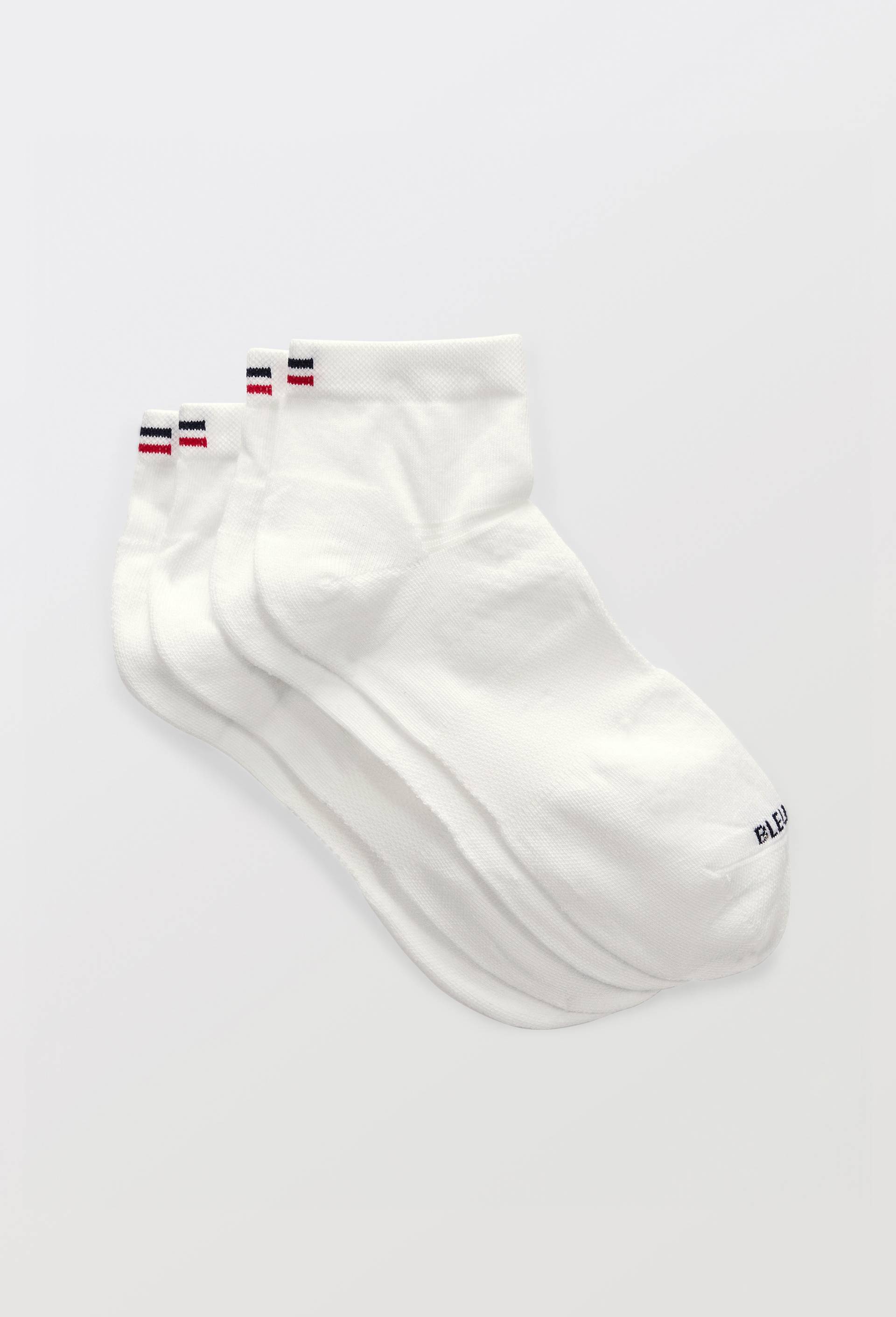 Lot de 2 socquettes de sport en coton Bleufor&ecirc;t, Beige clair, swatch image