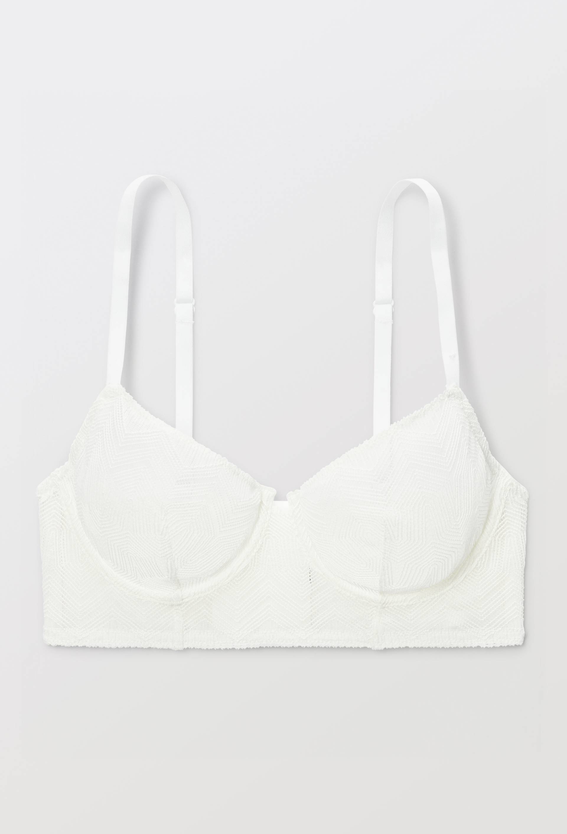 Soutien-gorge corbeille balconnet NAIMA en dentelle, Ecru, large image number 2.0