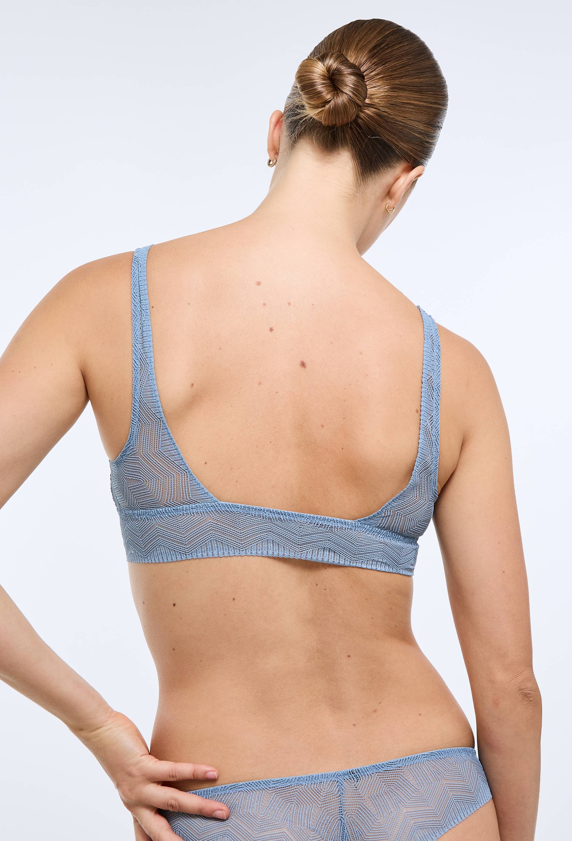 Brassi&egrave;re NAIMA en dentelle, Bleu, large image number 1.0