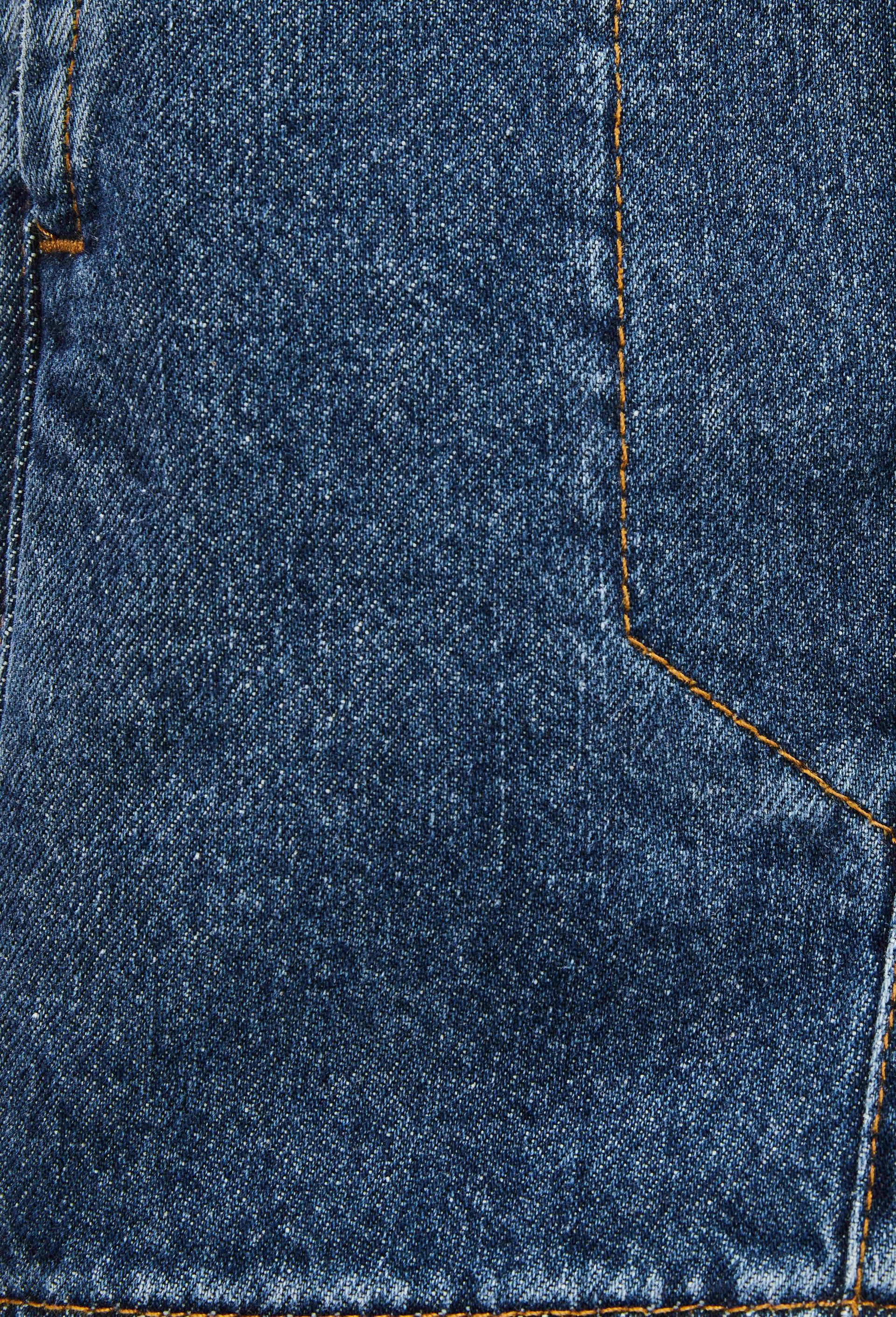 Short �� pont en denim, Bleu fonc&eacute;, large image number 5.0