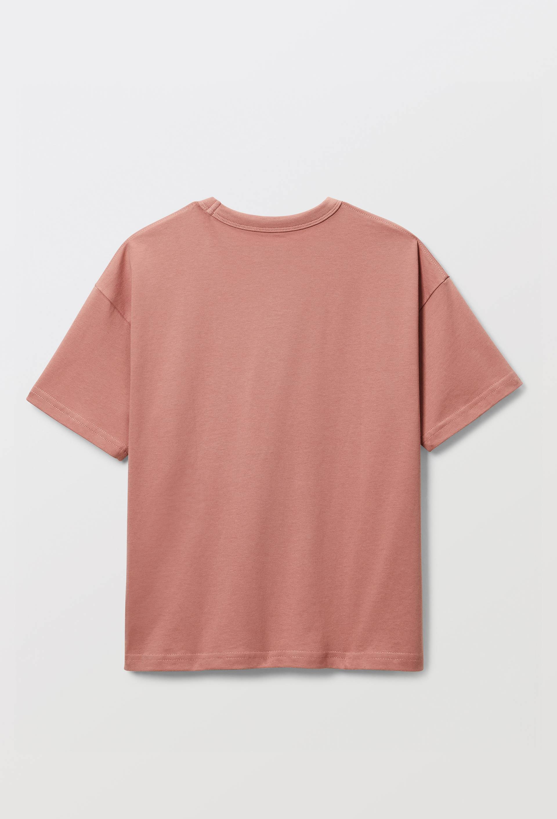 T-shirt manches courtes imprim&eacute; en coton BIO GOTS, Rose, large image number 2.0