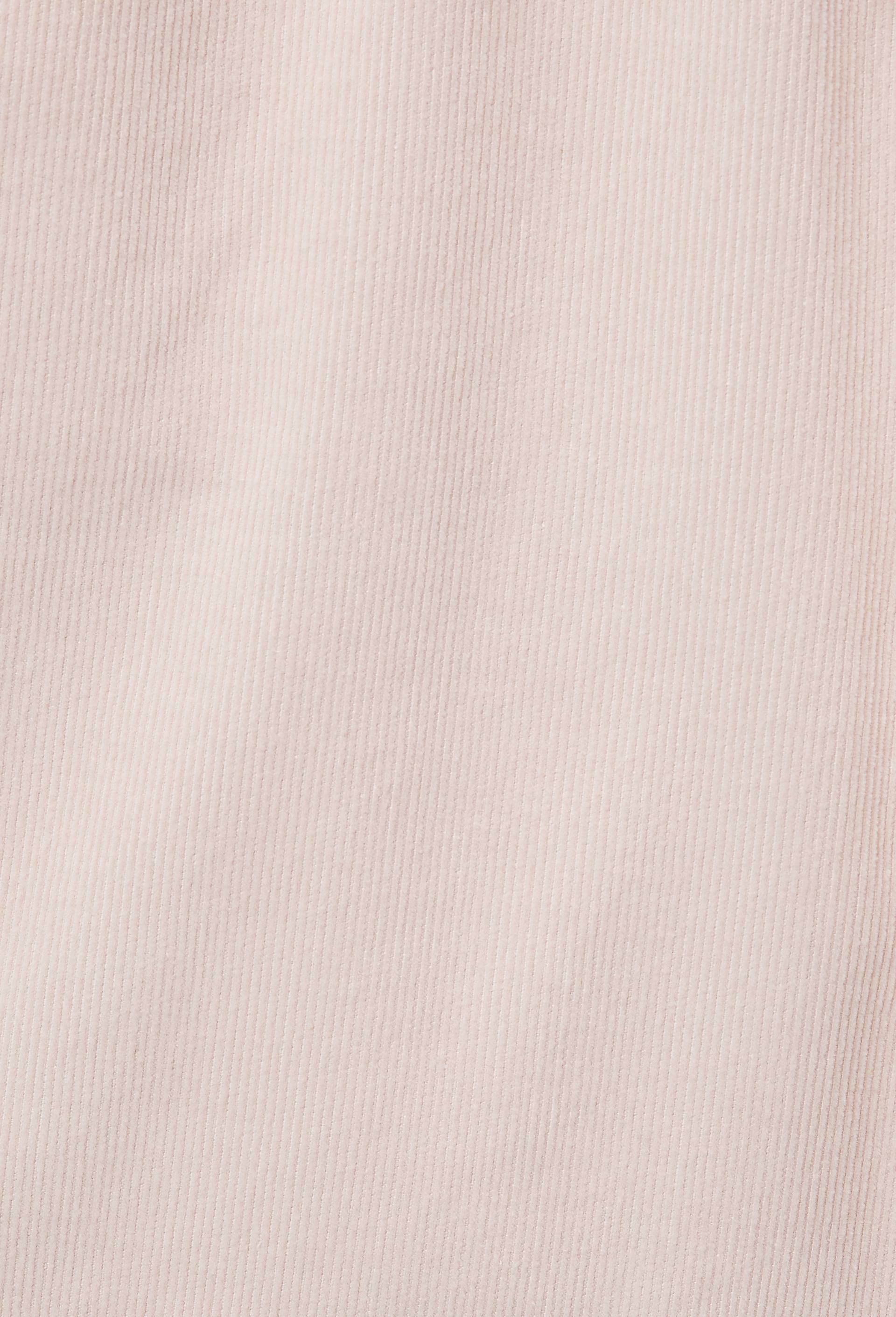 Short &eacute;lastiqu&eacute; en velours c&ocirc;tel&eacute; uni en coton, Rose clair, large image number 6