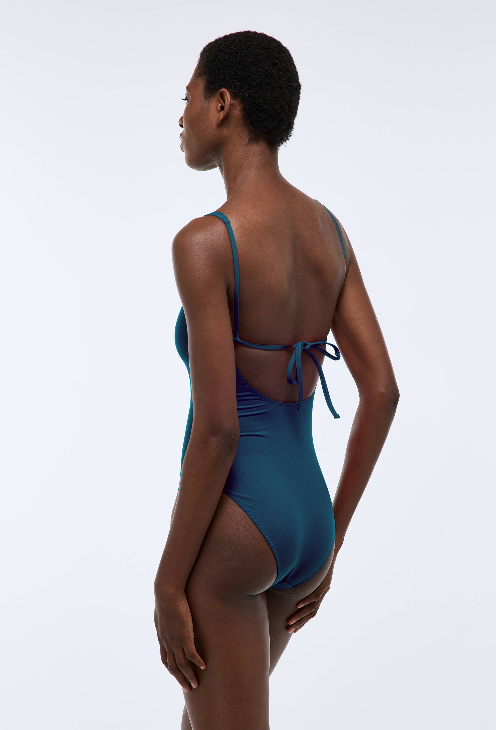 Maillot de bain 1 pi&egrave;ce LEO, Bleu, large image number 1