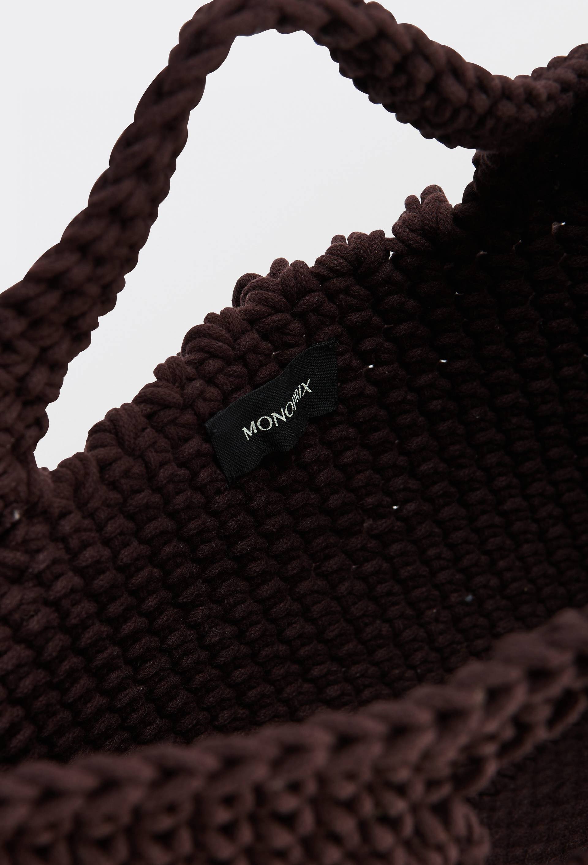 Pochette &agrave; franges, Brun fonc&eacute;, large image number 2.0