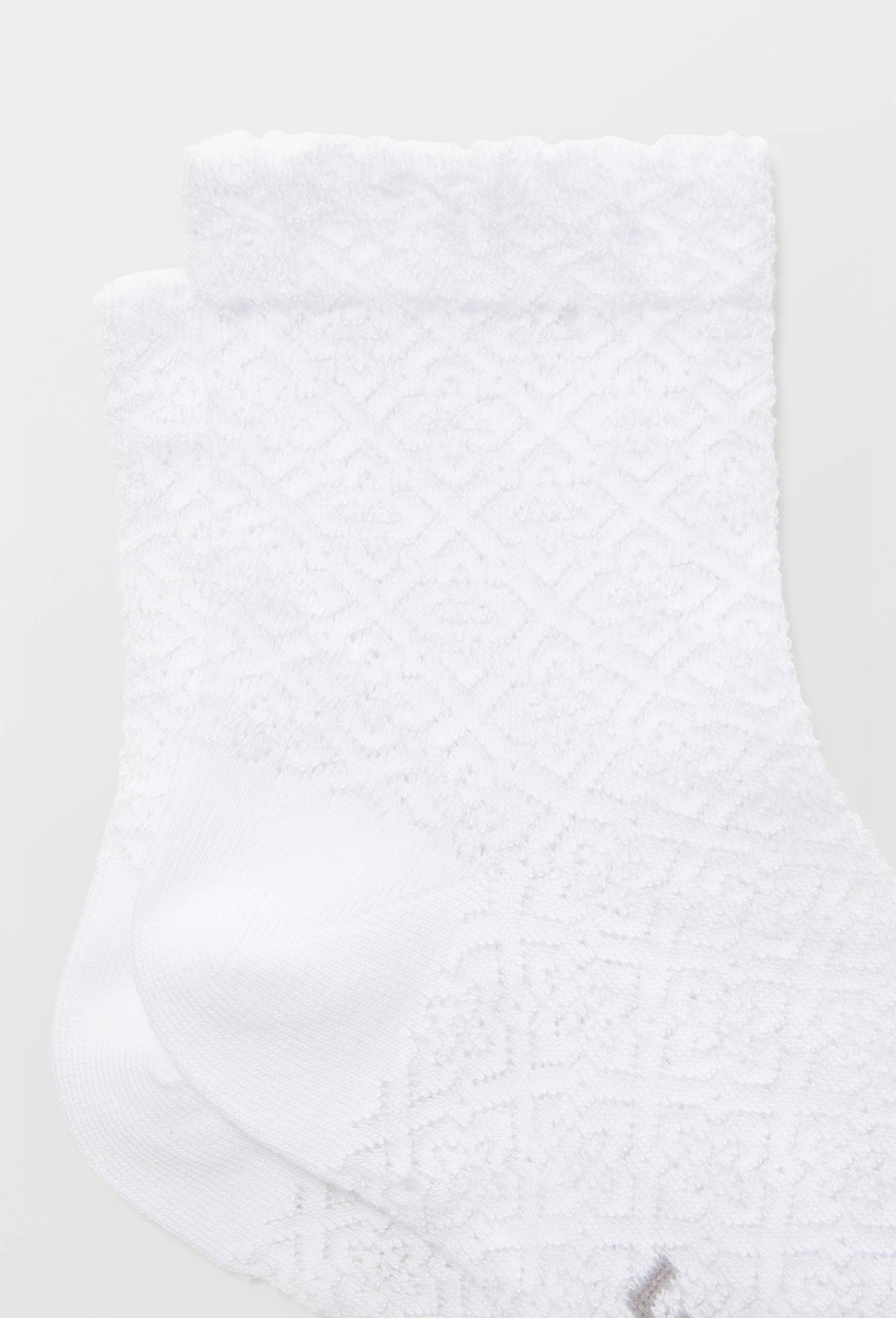 Paire de socquettes fantaisie Le Bourget, Blanc, large image number 1