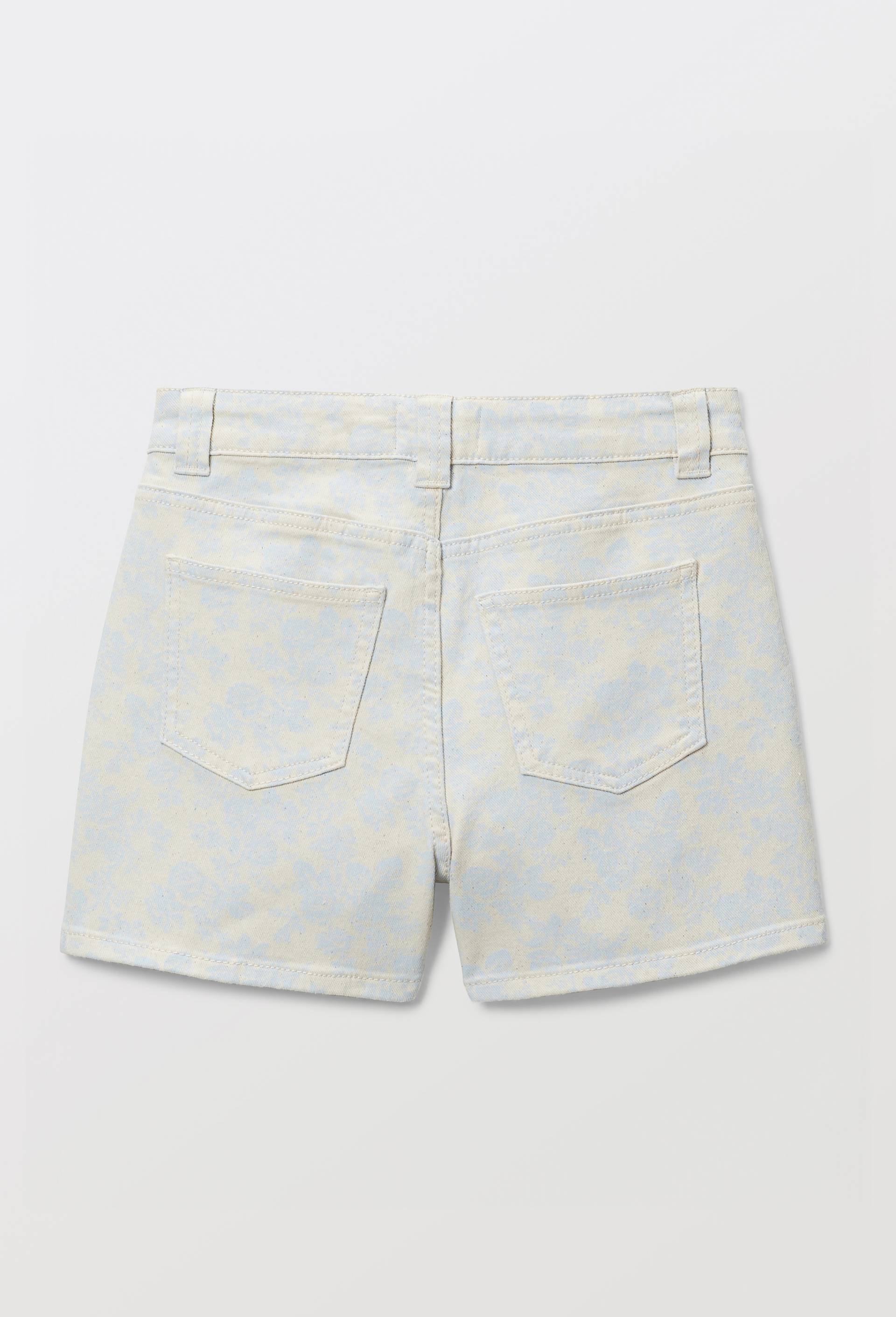 Short en twill imprim&eacute;, Beige clair, large image number 2