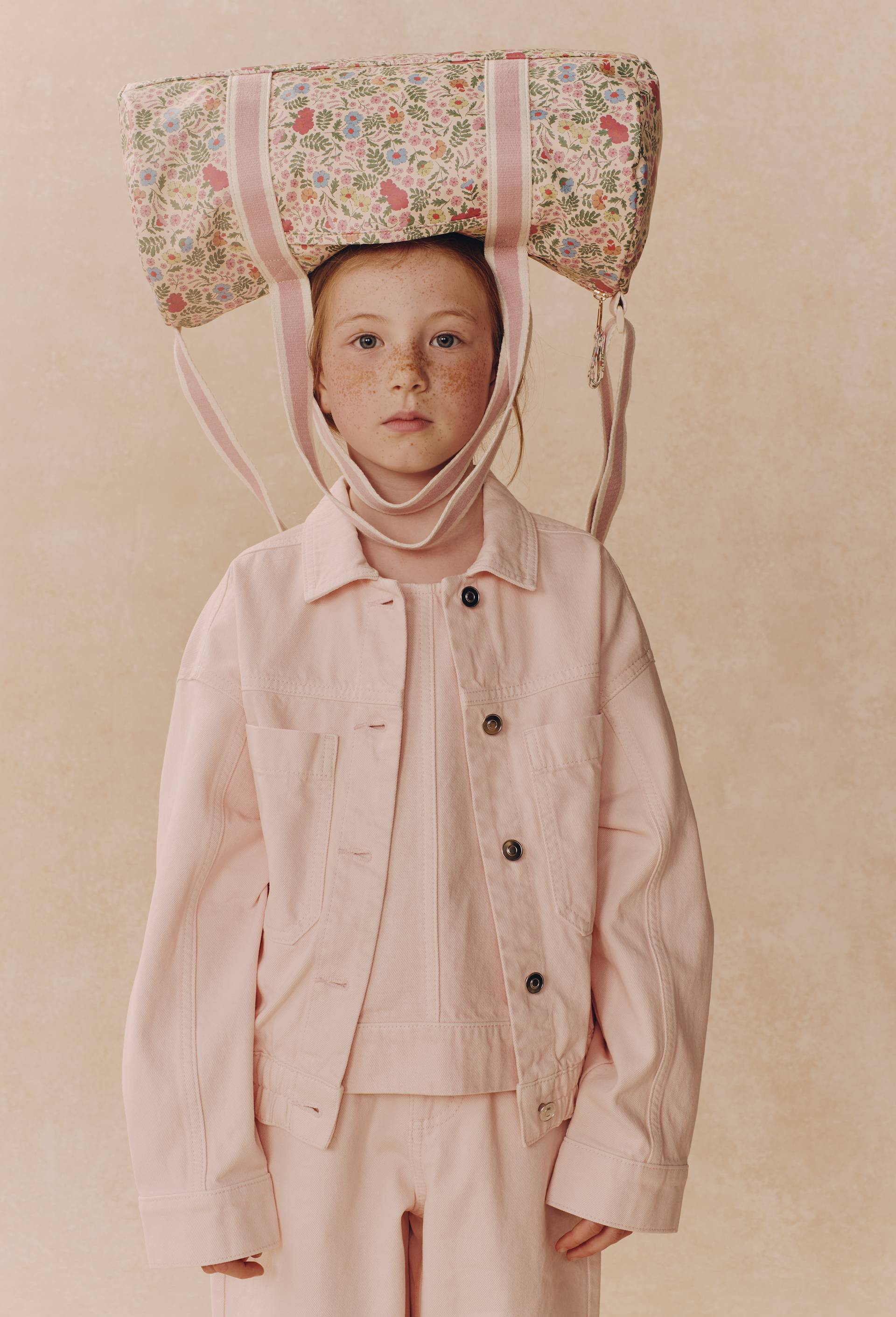 Veste en jean overdye, Rose, large image number 0.0