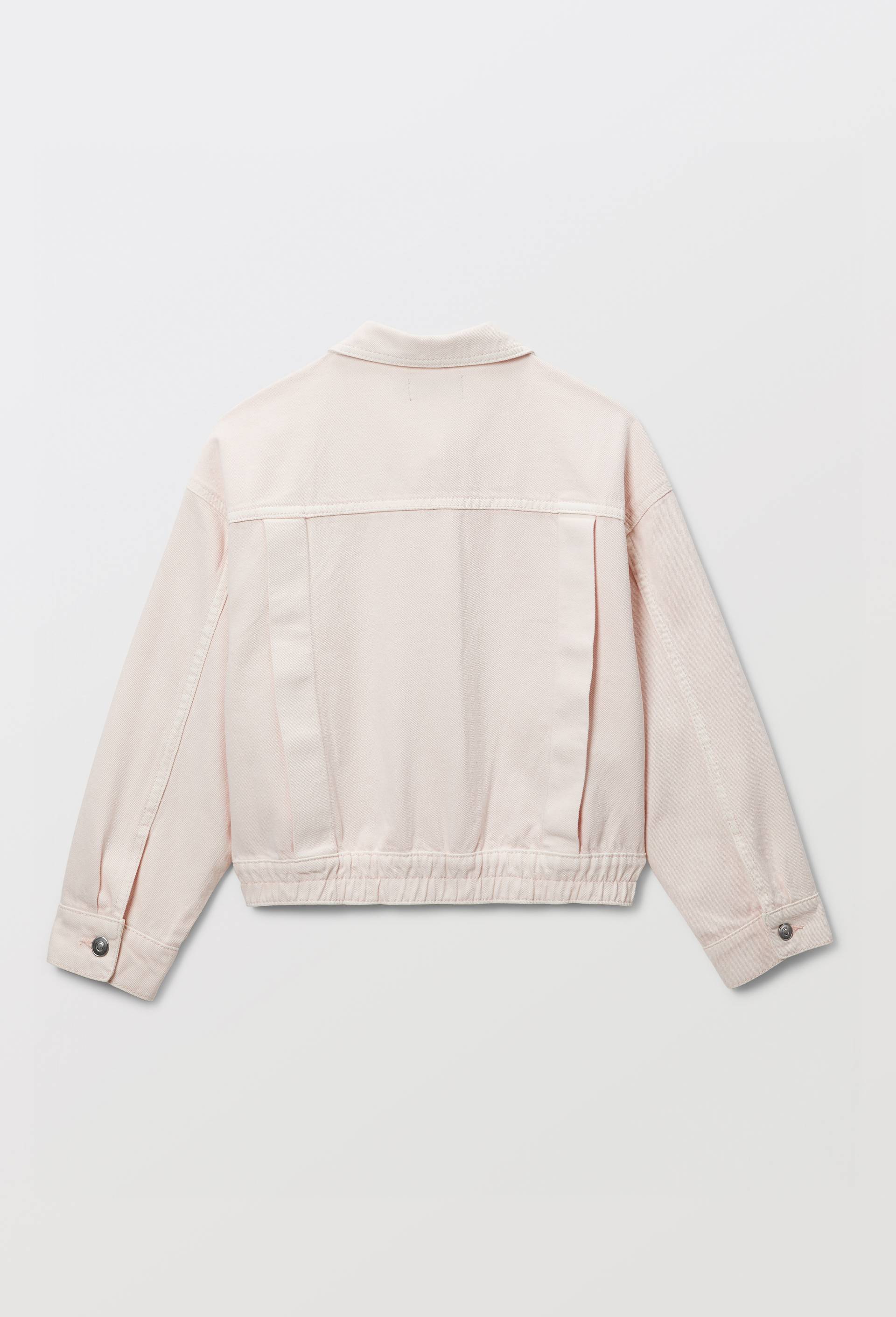 Veste en jean overdye, Rose, large image number 3.0