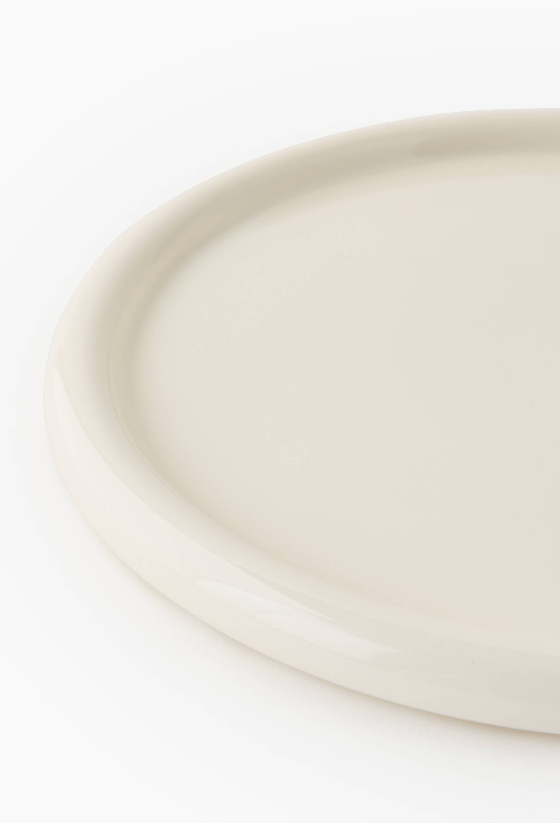 Assiette plate, 26 cm, Ecru, large image number 1