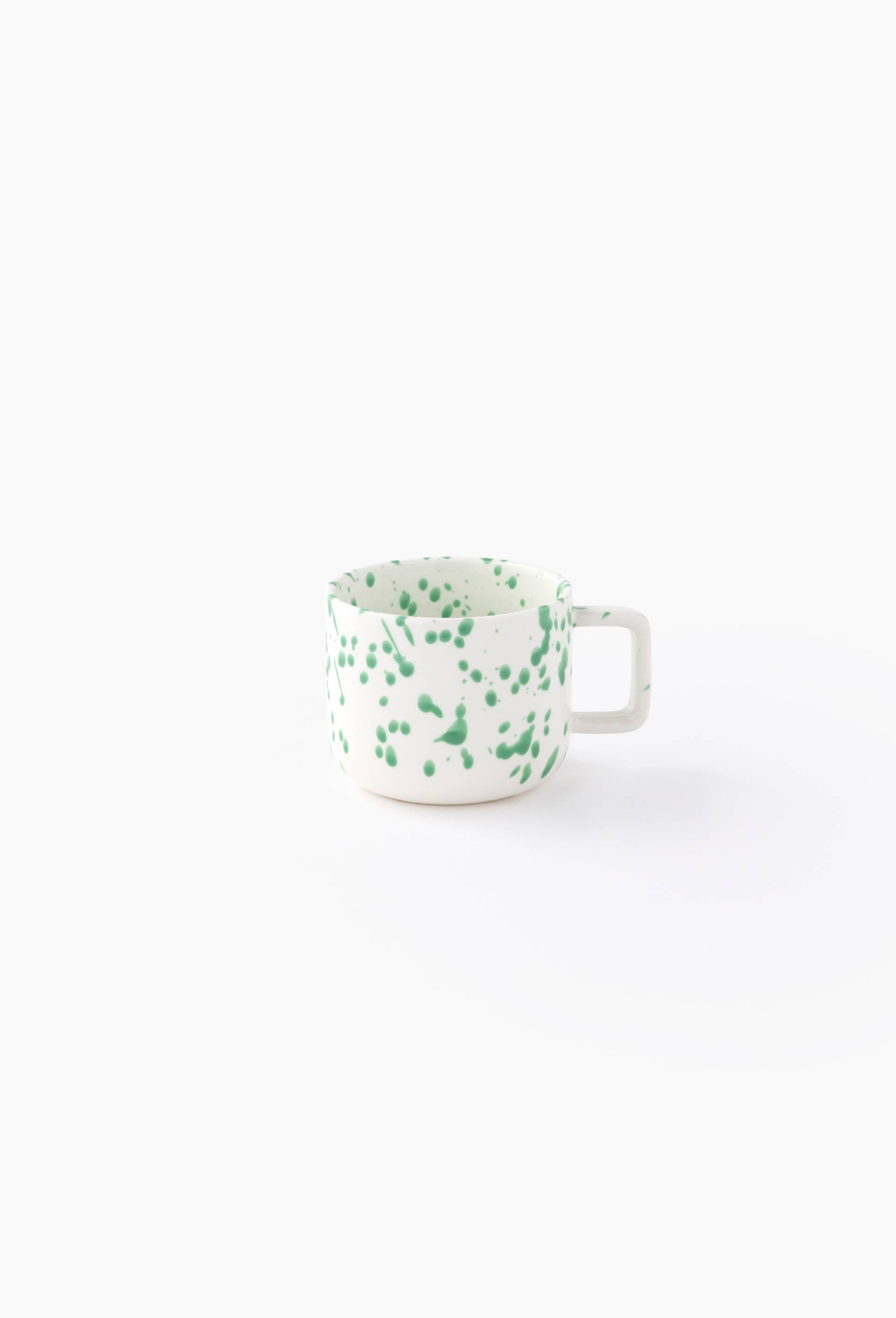 Tasse finition tachet&eacute;e, 20cl, Ecru, large image number 0.0