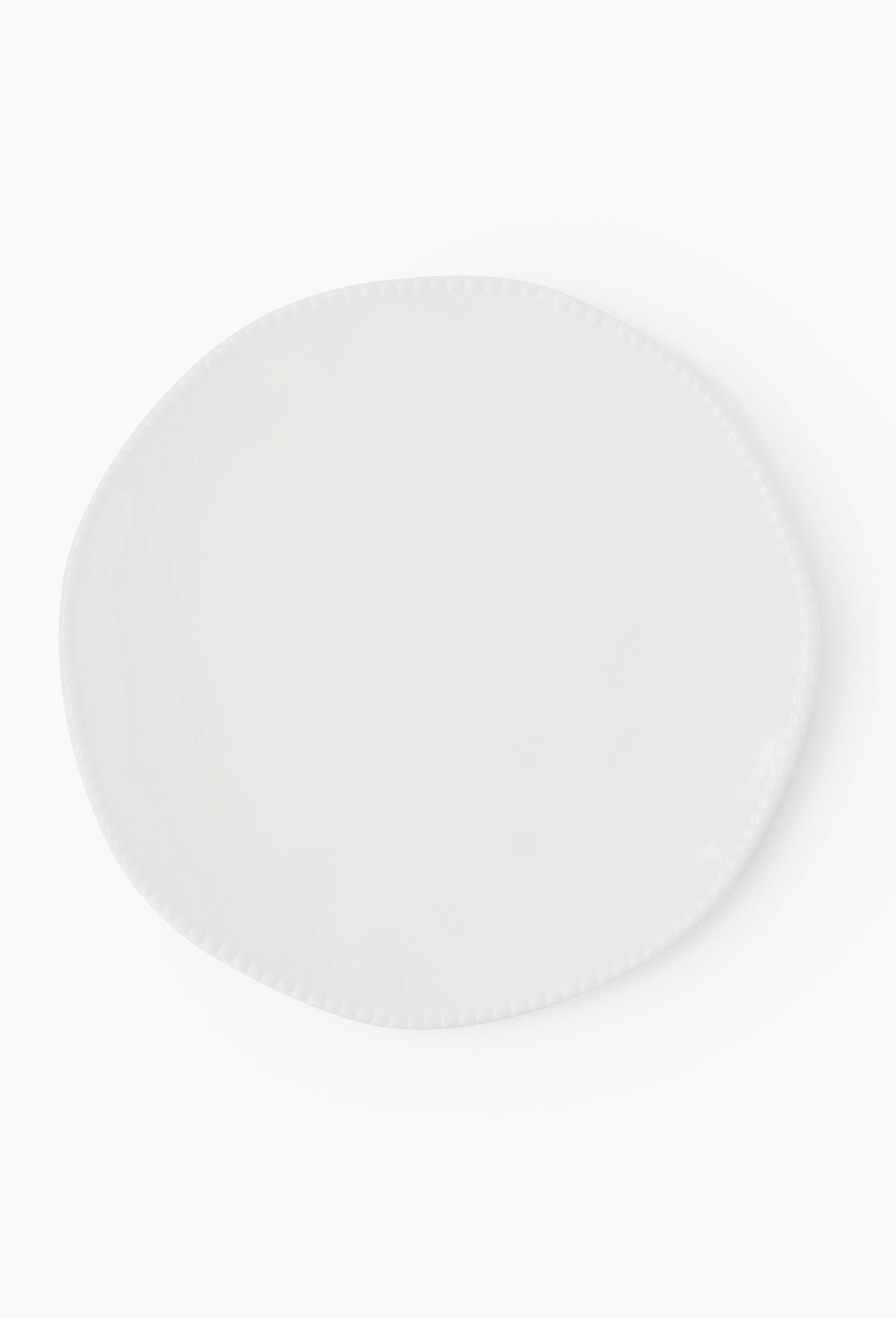 Plat &agrave; tarte, finition perl&eacute;e, 30cm, Blanc, large image number 0