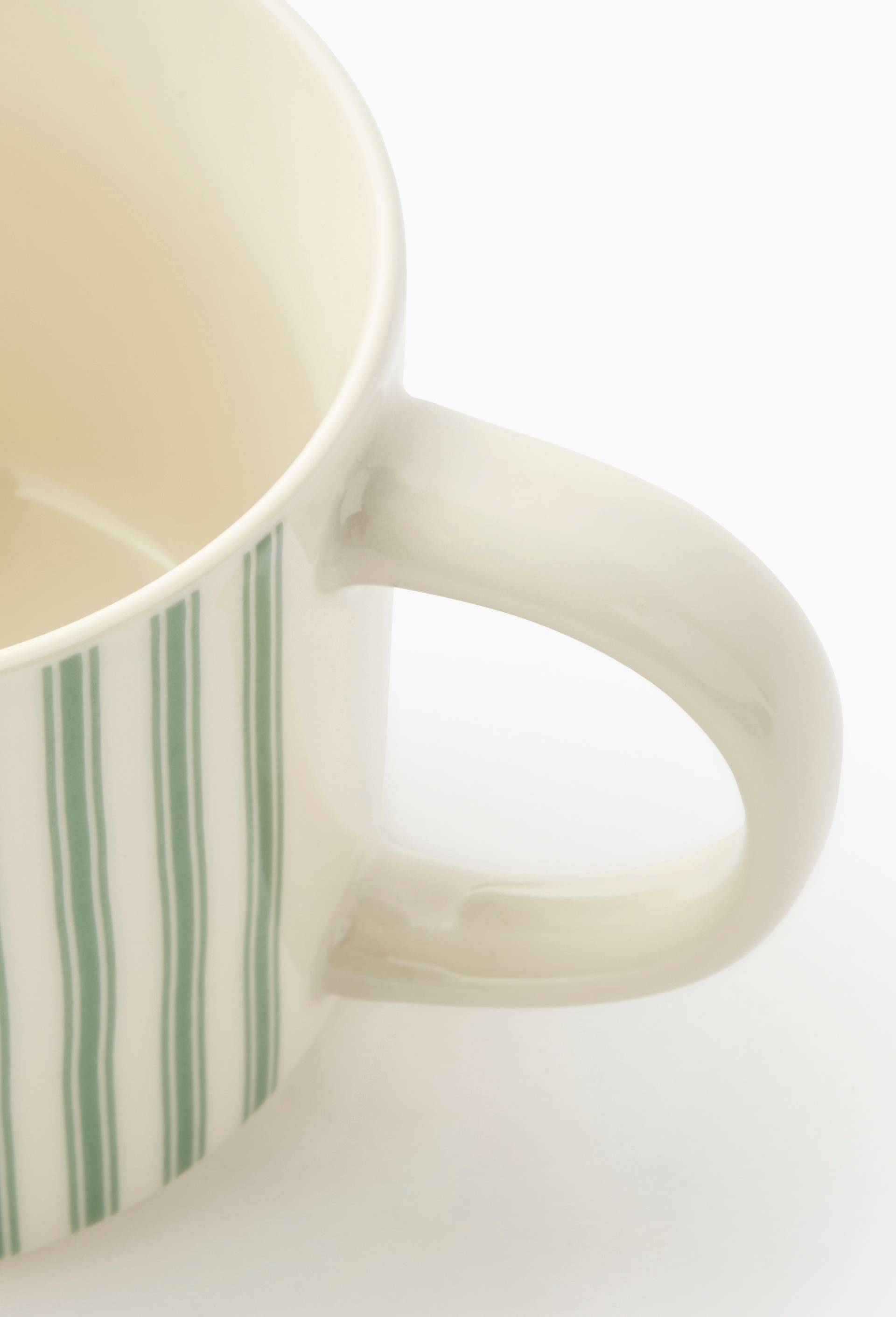 Tasse &agrave; chocolat, finition imprim&eacute;e, 35cl, Blanc, large image number 1