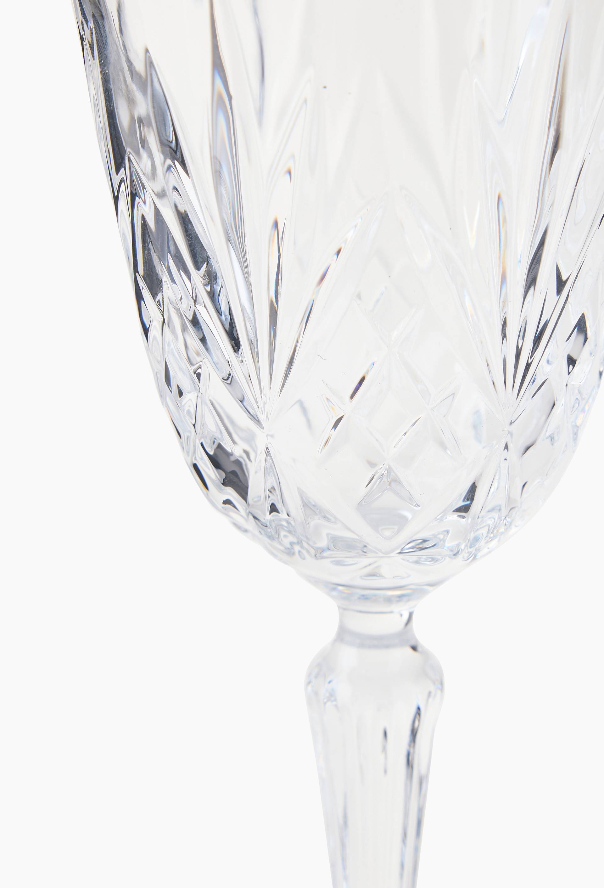 Verre &agrave; vin, finition grav&eacute;e, 20cl, Transparent, large image number 1
