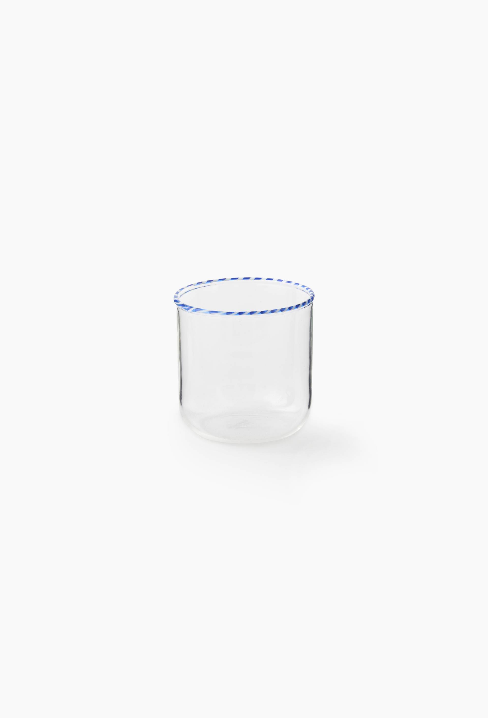 Verre &agrave; eau finition liser&eacute;, 34cl, Transparent, large image number 1