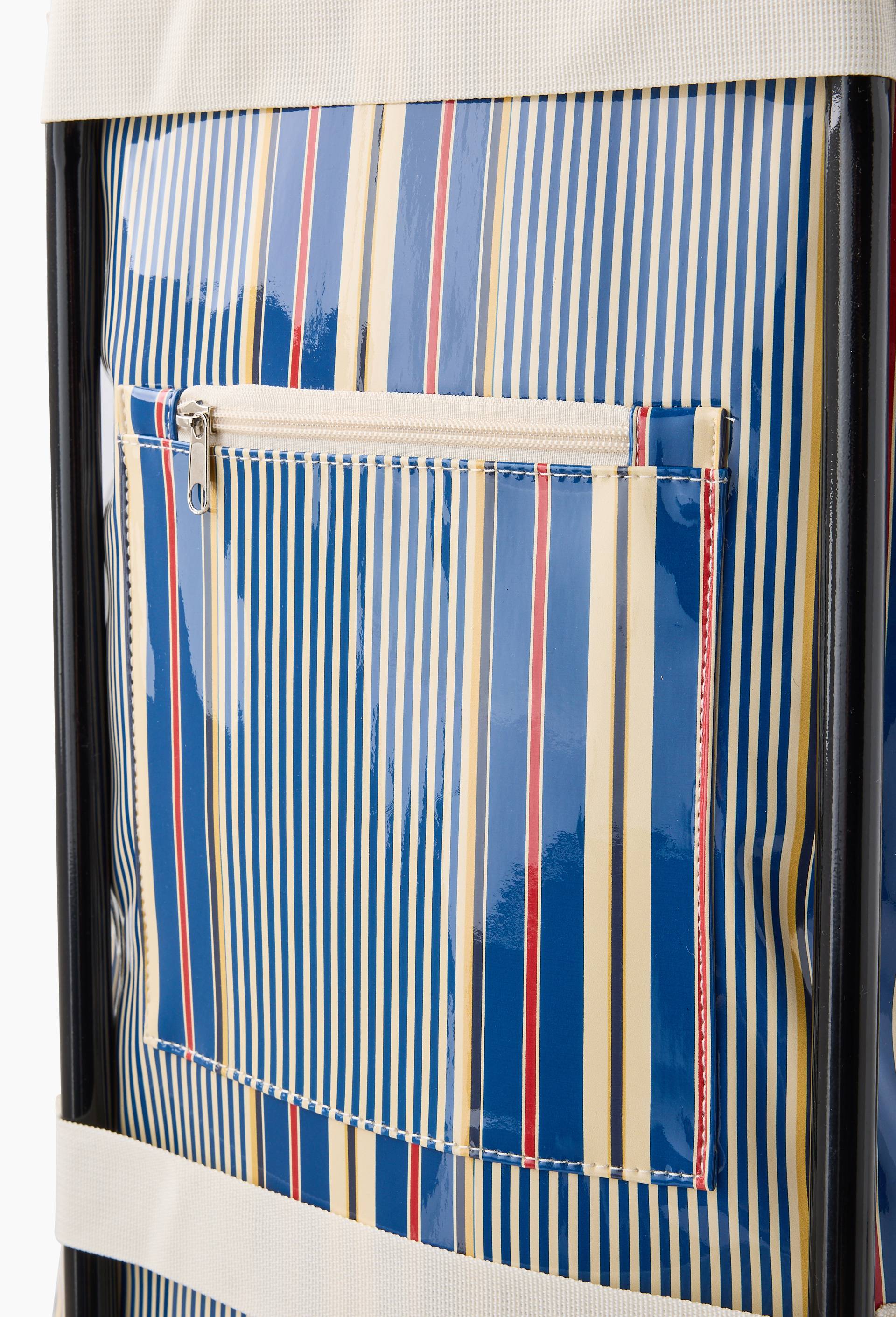 Poussette de march&eacute; finition imprim&eacute;e, 38L, Bleu, large image number 1