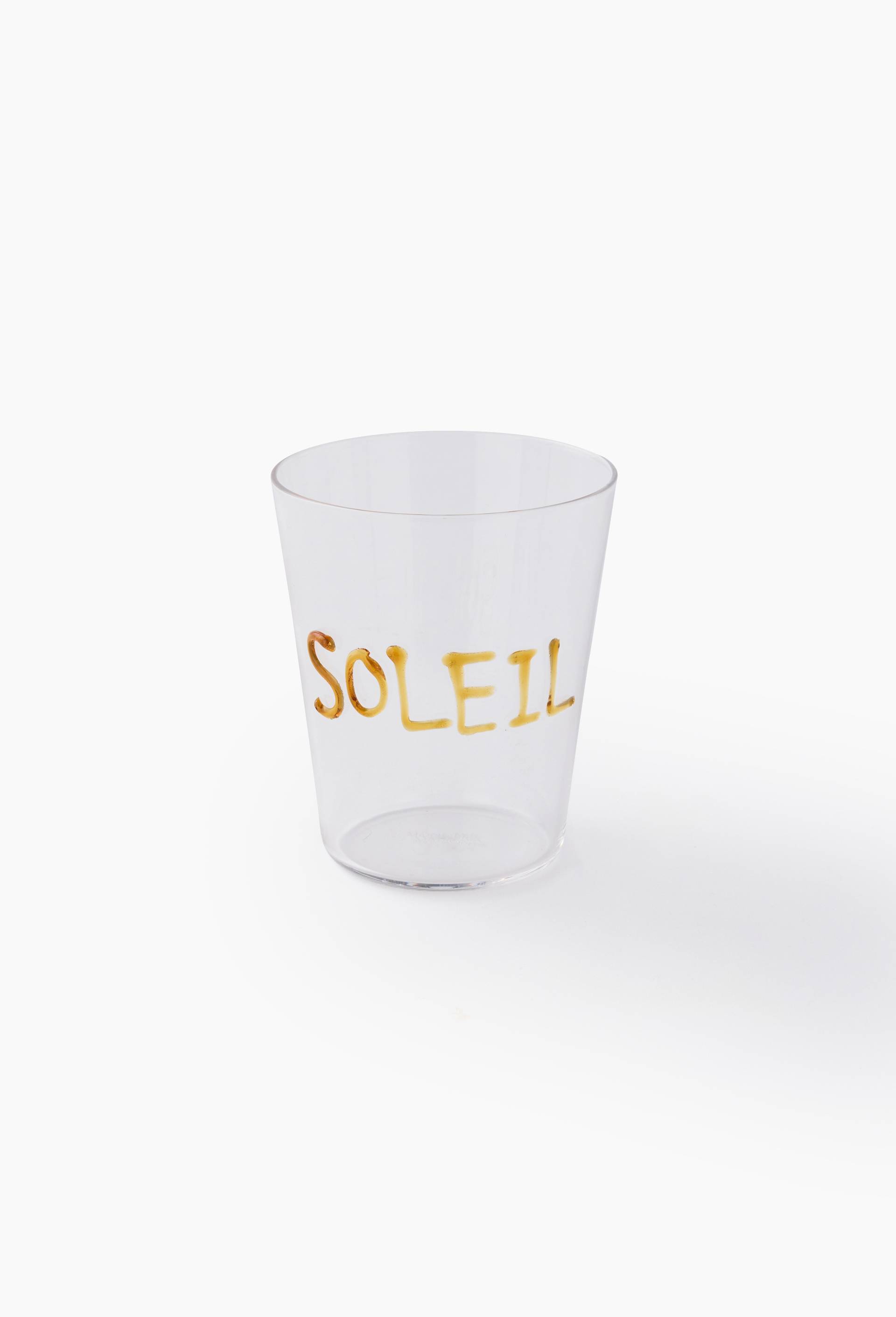 Verre &agrave; eau finition fantaisie, 40cl, Transparent, large image number 1