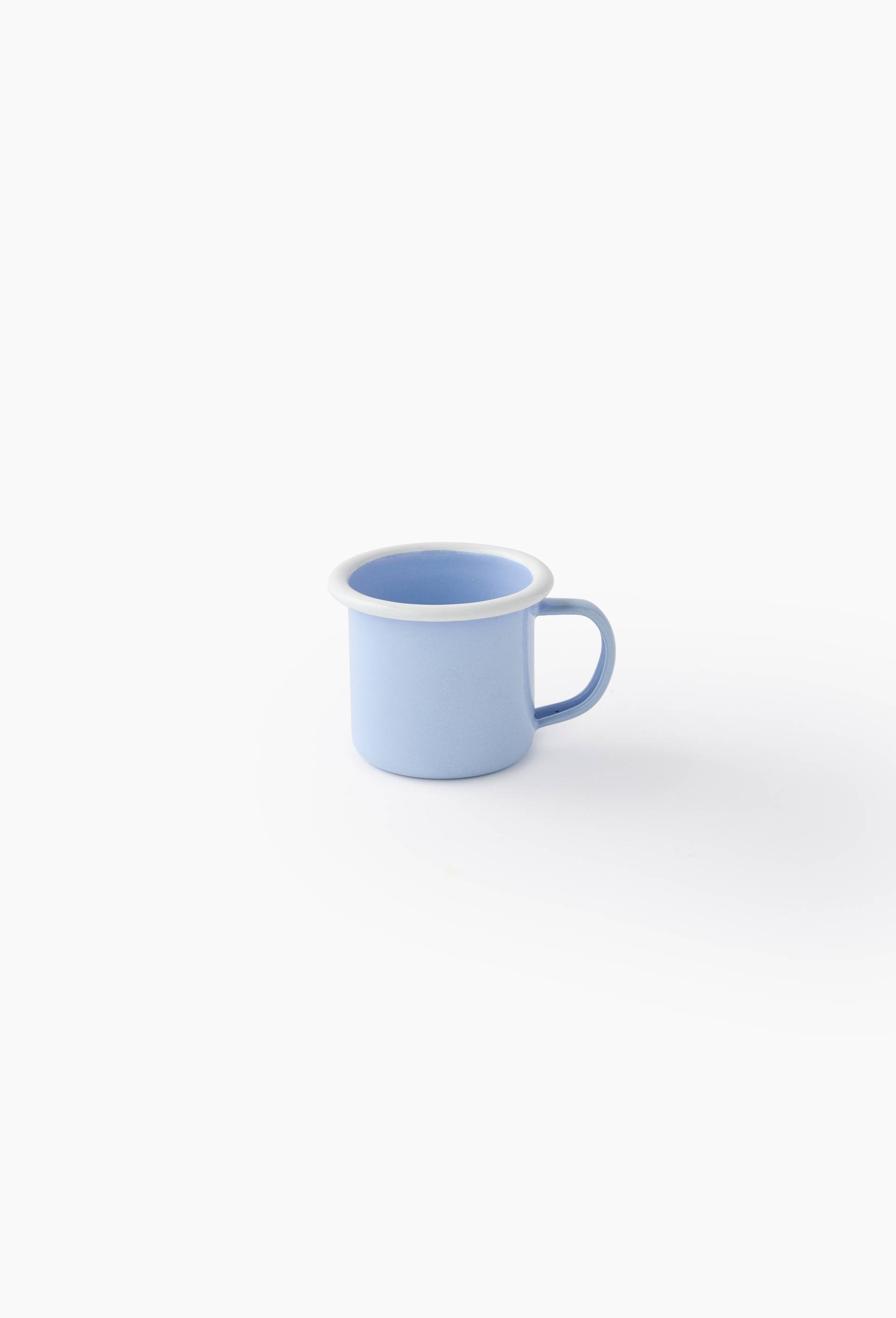 Tasse finition m&eacute;tal &eacute;maill&eacute;, 19cl, Bleu clair, large image number 0.0
