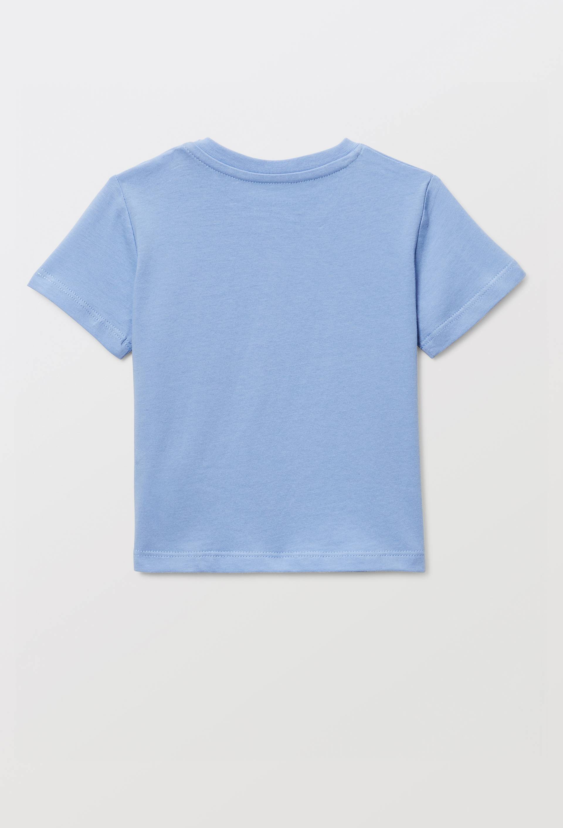 T-shirt manches courtes imprim&eacute; en coton BIO GOTS, Bleu, large image number 2.0