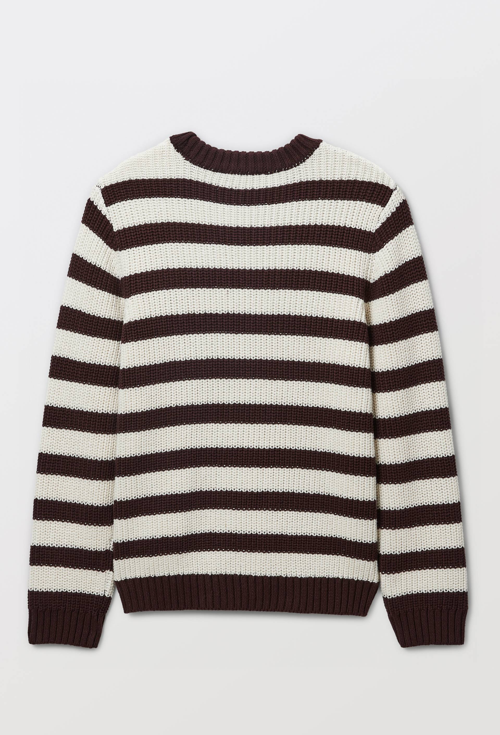 Pull maille avec patch en coton, Brun fonc&eacute;, large image number 3.0