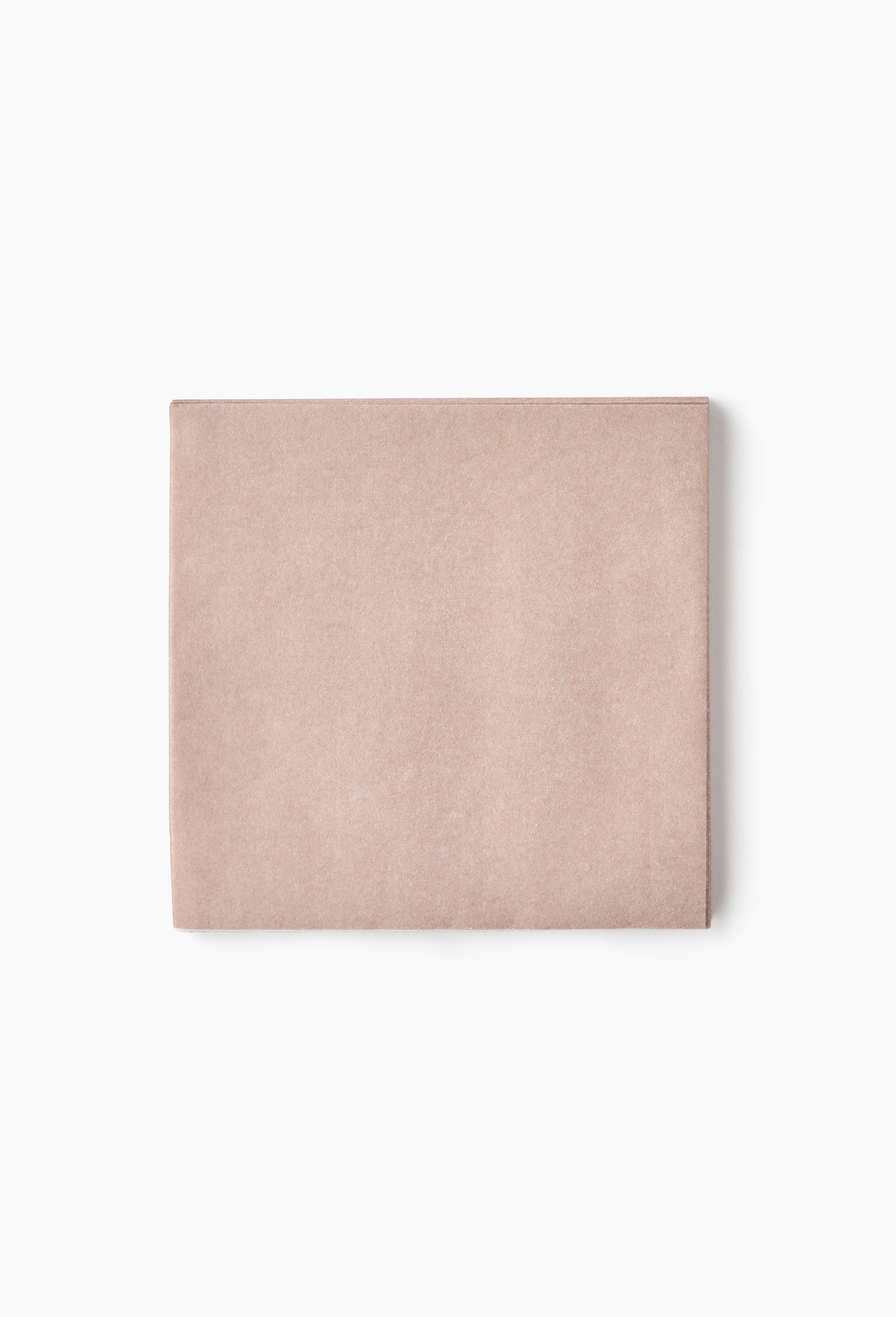 20 serviettes en papier uni, 40x40cm, Brun clair, large image number 0.0