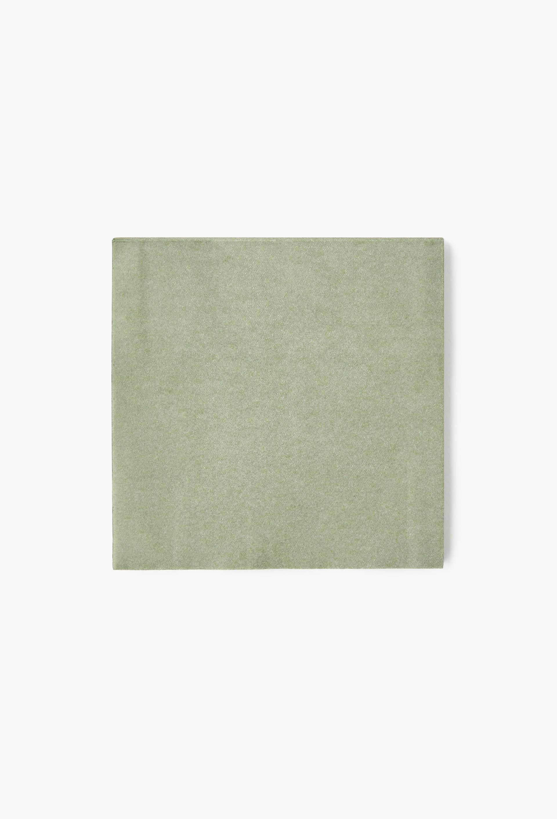 20 serviettes en papier uni, 40x40cm, Vert clair, large image number 0.0