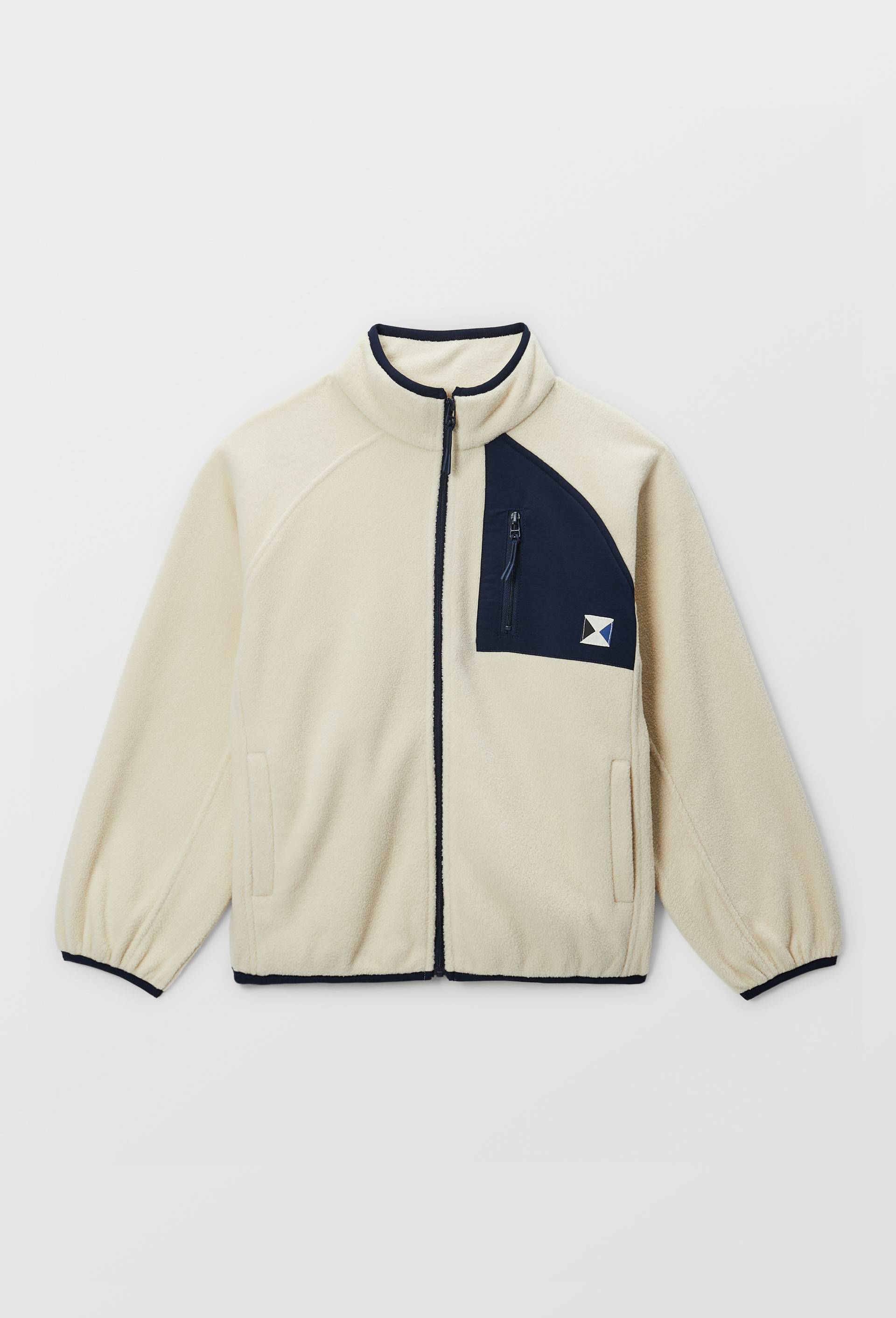 Veste polaire avec poche poitrine, Beige, large image number 1